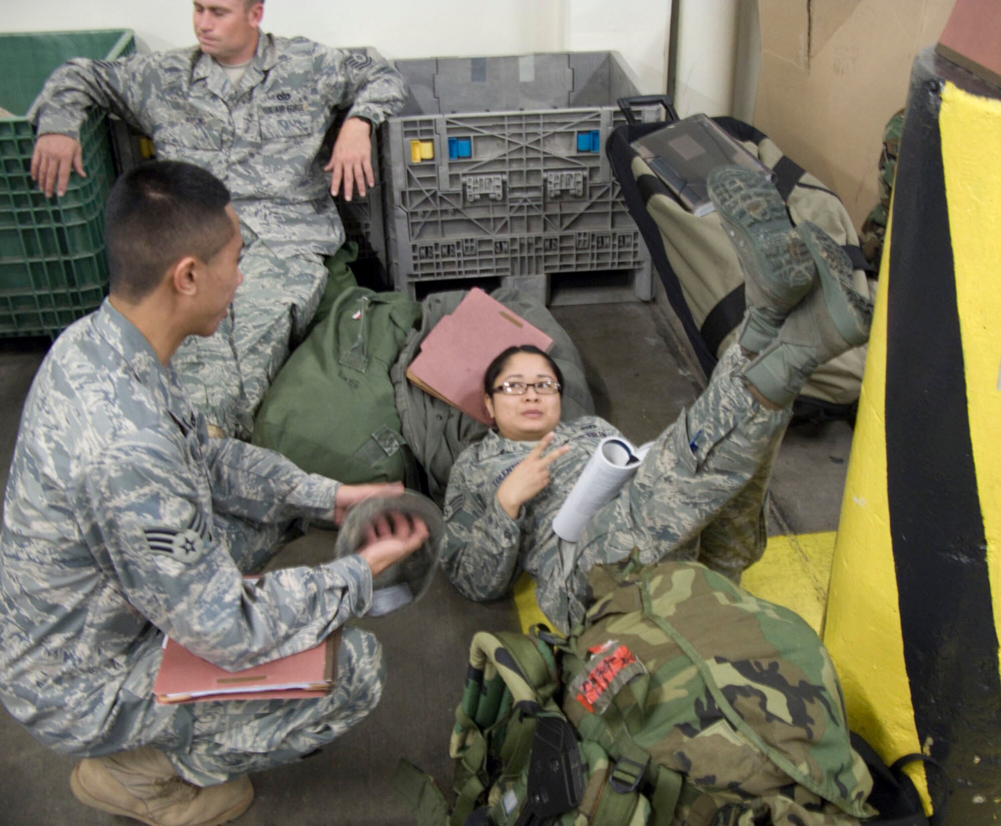 349th Air Mobility Wing Mobility Exercise, Nov. 1, 2008.