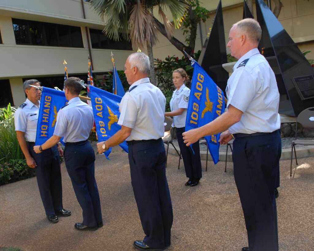 The Hawaii Air National Guard activated the 109th AOG, composed of: Detachment 2, the 109 AOG; Detachment 3, the 150th Air Operations Squadron; and Detachment  4 the 202nd Air Mobility Operation Squadron.  The 109th AOG is a classic associate unit augmenting the 13th Air Force, 613th Air and Space Operations Center, and the Air Mobility Division through the full range of combat operations.