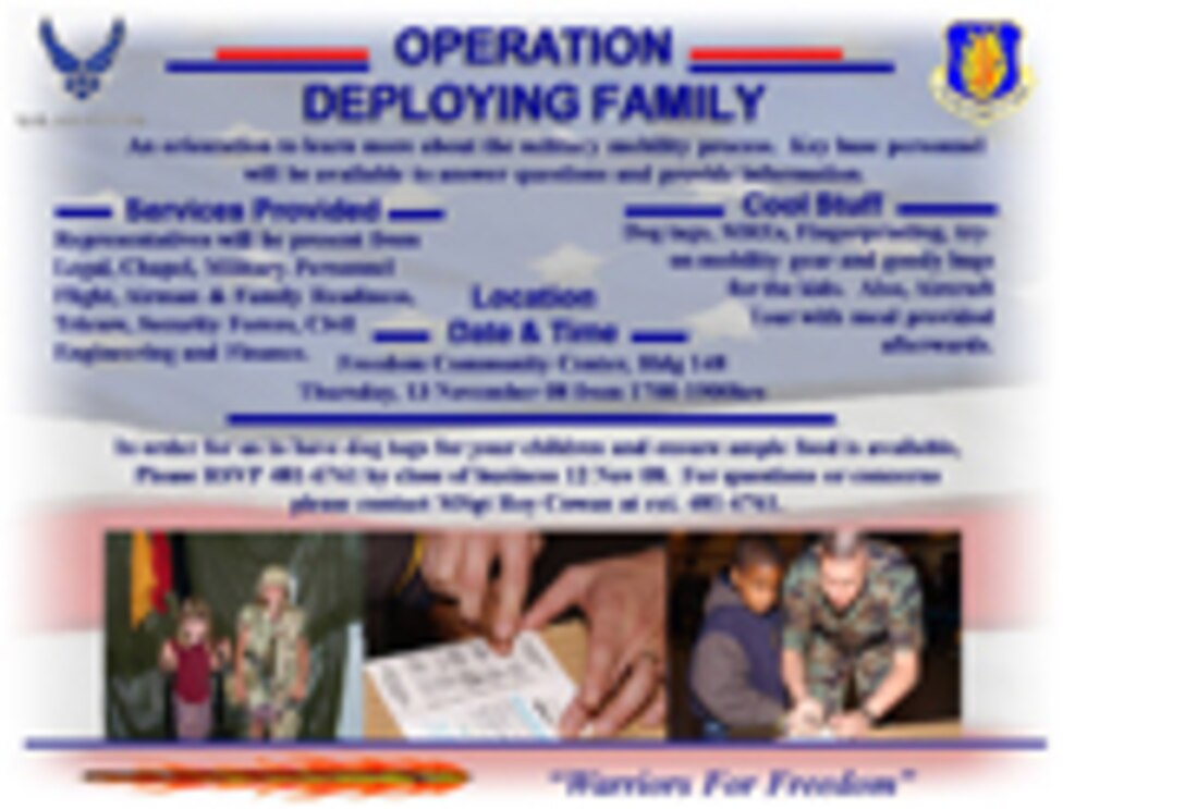 Operation Deploying Family