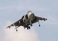 11/1/2008 - The AV-8B Harrier performs during AirFest 2008 at Lackland Air Force Base, Texas. (USAF photo by Robbin Cresswell) 