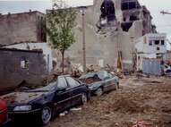 An unexploded bomb dropped during World War II accidentally detonates in a German neighborhood during a construction project. (Courtesy photo)