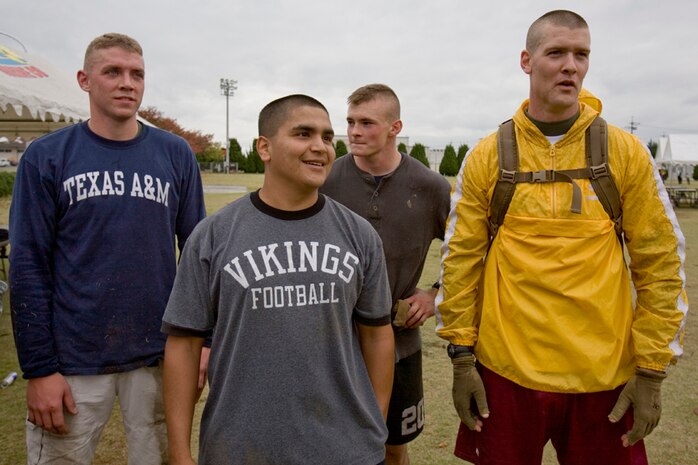 The Cab Lizzards representing Marine Wing Support Squadron 171 were the first team to finish during the Amazing Race, but their lack of bonus time pushed them out of the top three.