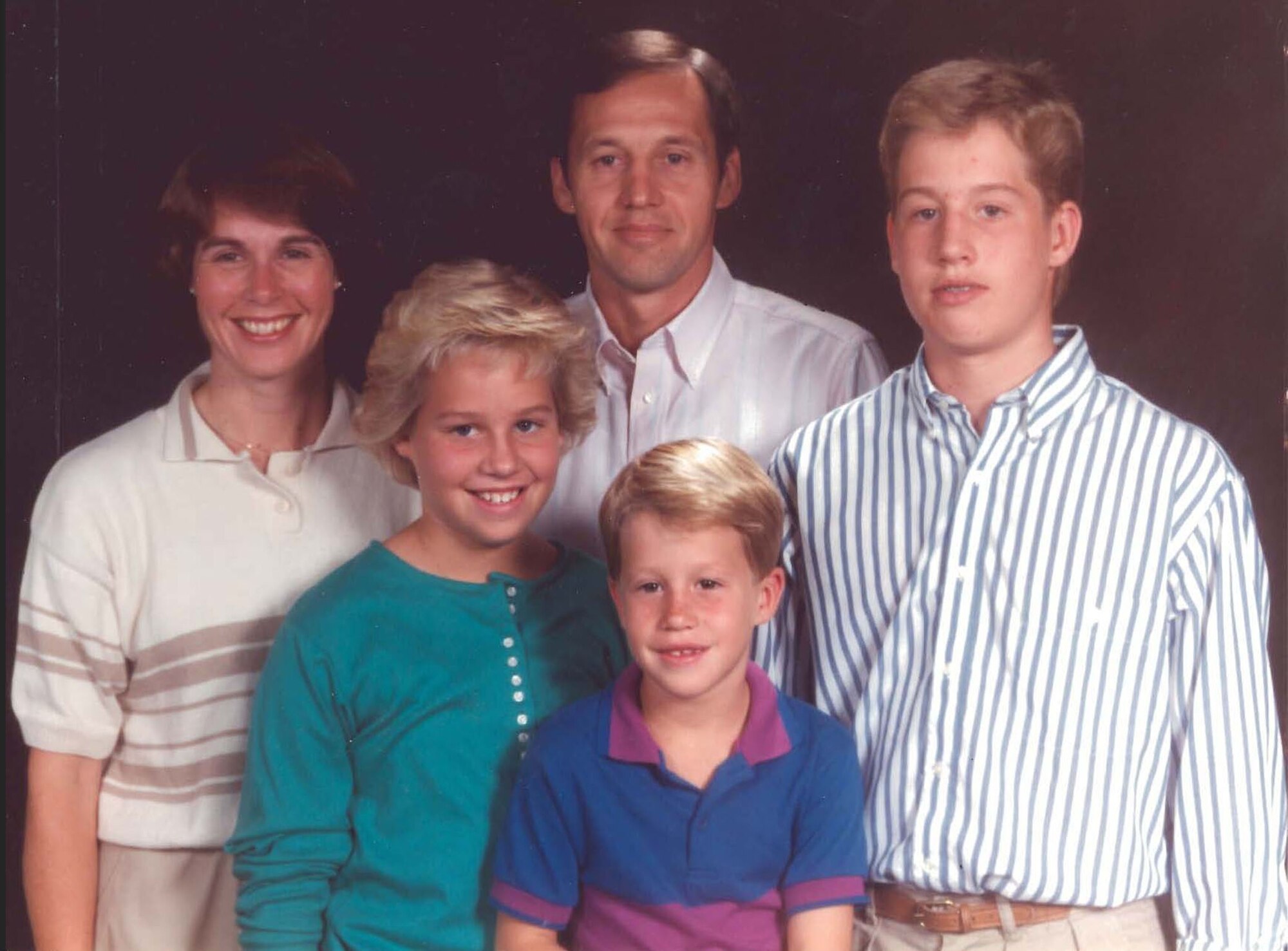 A family photo from the 1980s (clockwise from left):  Vicki, Bruce, Bryan, Scott and Jani Jeane. (Courtesy photo) 