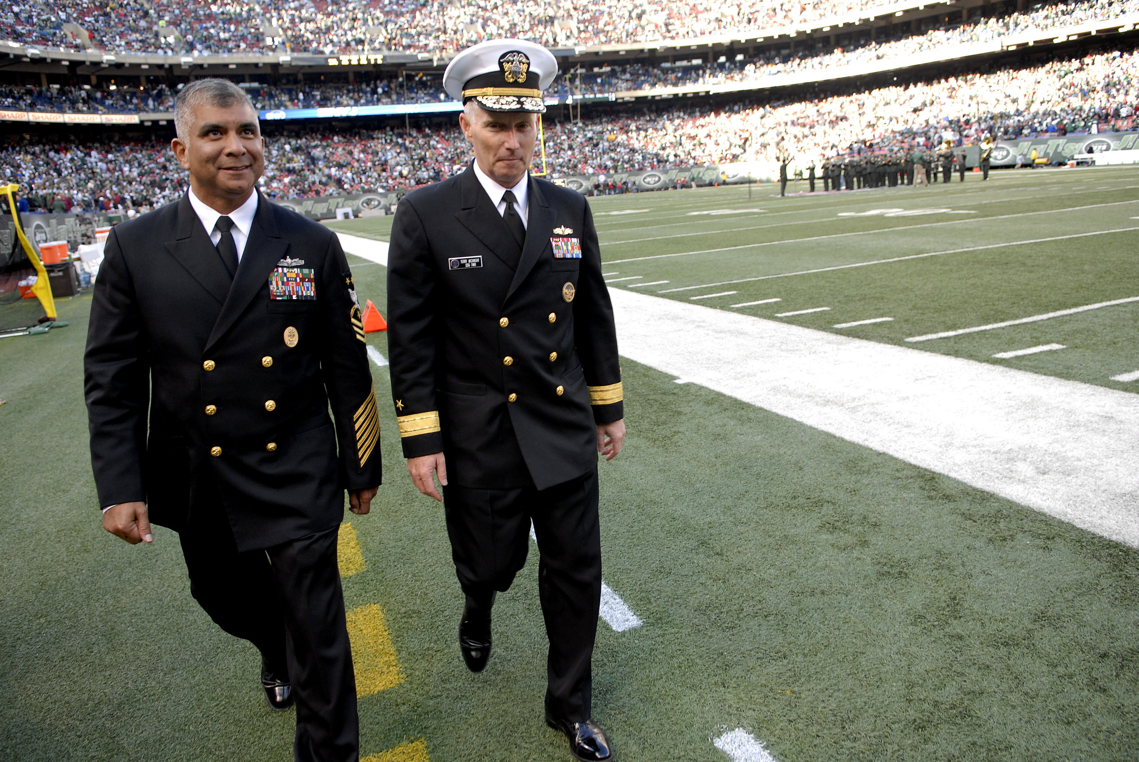 U.S. Navy Master Chief Petty Officer of the Navy Joe R. Campa Jr. and