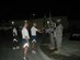 SOUTHWEST ASIA --  The 380th Air Expeditionary Wing Honor Guard ceremoniously removed the POW/MIA flag from the 9/11 Memorial here and handed it to the first runner, Master Sgt. Duane Allen from the 380th Expeditionary Security Forces Squadron to start the Memorial Run.(Photo by Capt. Ryan Harris/Released)