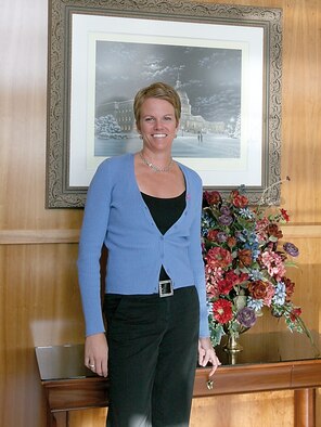 Stacey Christopherson, wife of retired 388th Operations Group Commander Col. Patrick Christopherson, won her battle with an aggressive form of breast cancer less than three years ago.