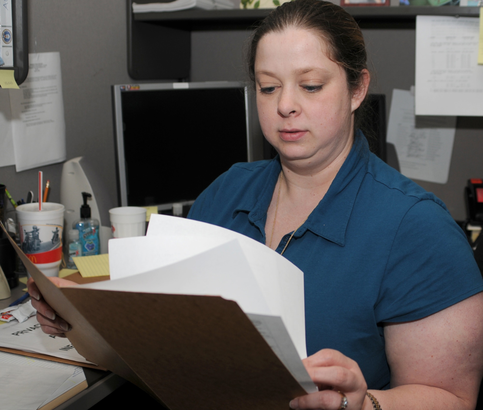 Mrs. Williams’ flight chief describes her as “an absolute treasure to work with and be around.”  (U.S. Air Force photo by Kemberly Groue)