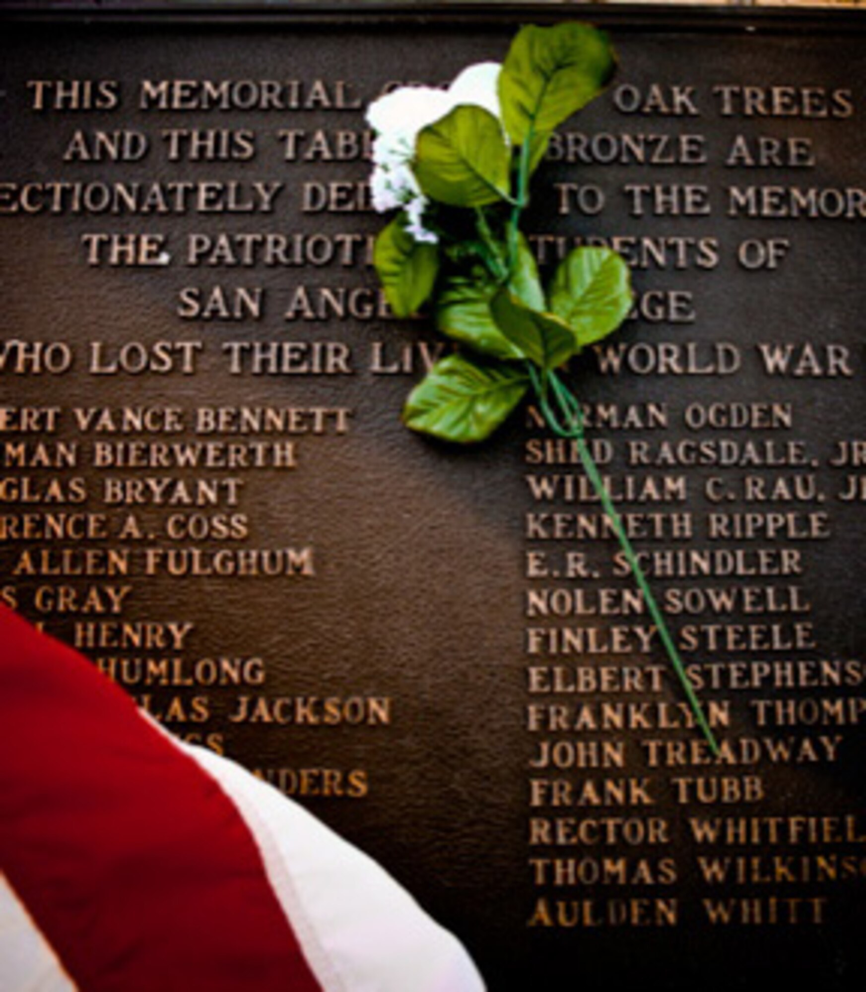The annual ceremony is a combined effort of ASU Arnold Air Society, Silver Wings and volunteers from Det 847, conducted in honor and remembrance to those ASU students who made the ultimate sacrifice. (U.S. Air Force photo illustration)