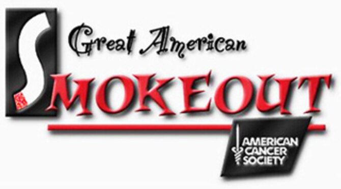 This year's Great American Smokeout takes place Nov. 20.
