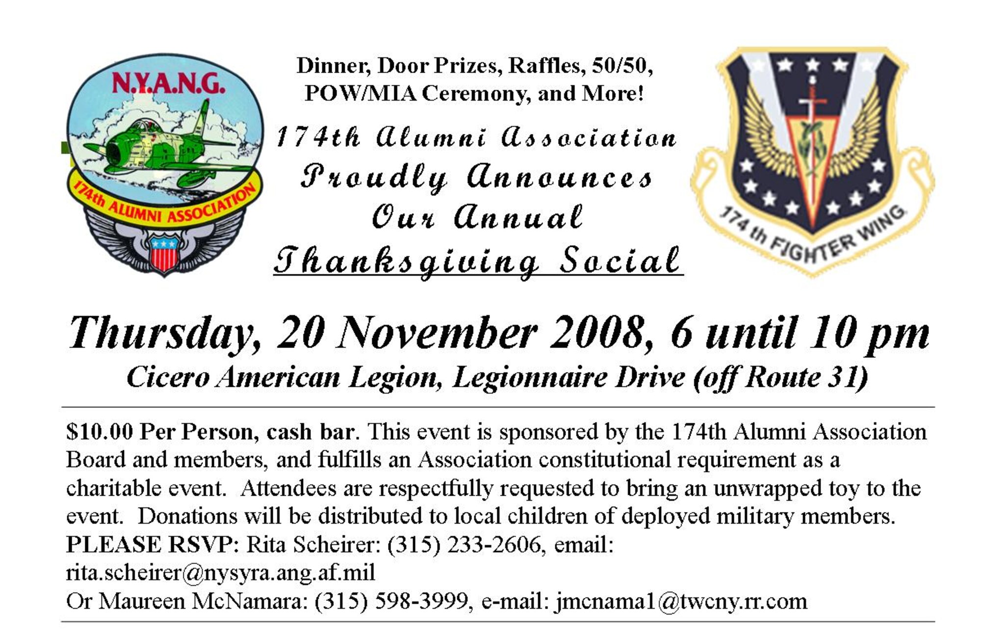 Annual Alumni Thanksgiving Dinner