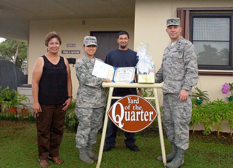 Staff Sgt. Jacylynne and Jesse Iglesias, 734th Air Mobility Squadron
1828-A Hibiscus Lane 
(Courtesy photo)