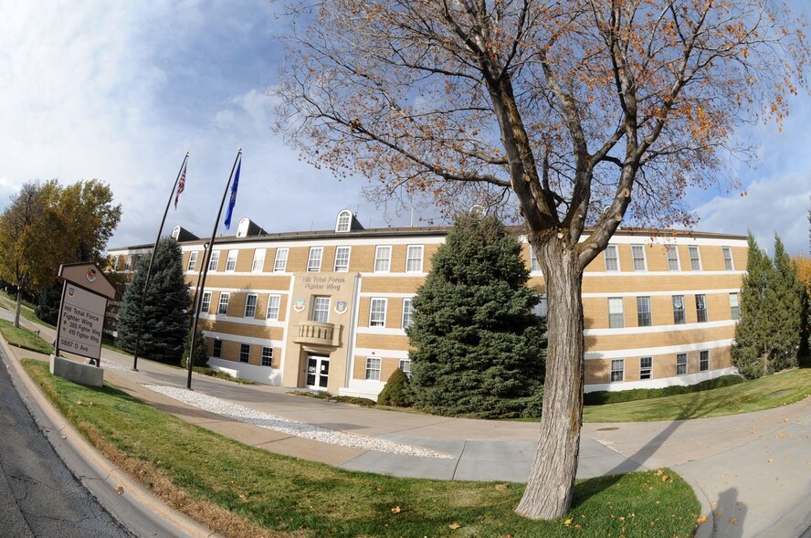 388th FW and 419th FW headquarters building (U.S. Air Force photo by James Arrowood)