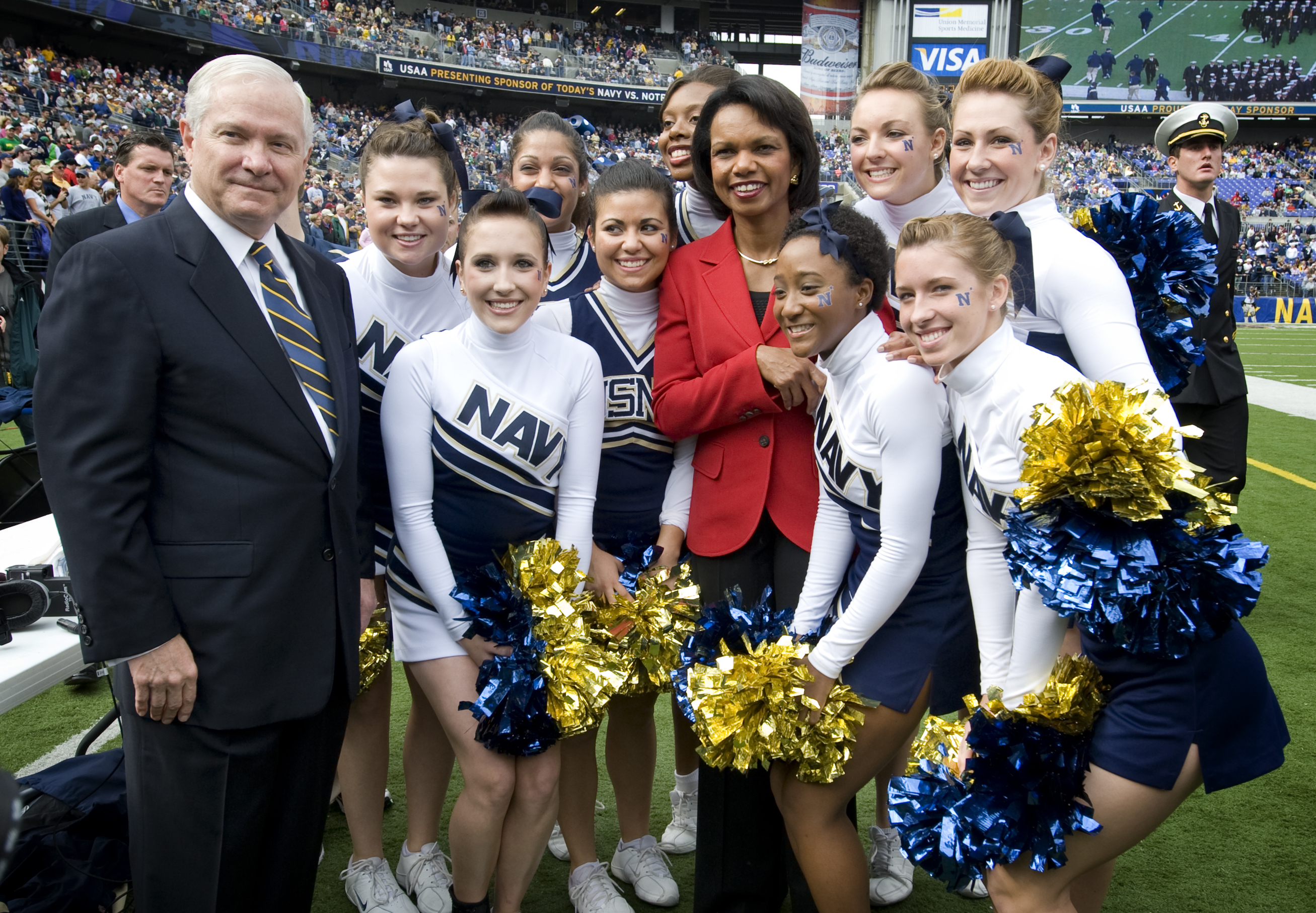 Defense Secretary Robert M Gates And Secretary Of State