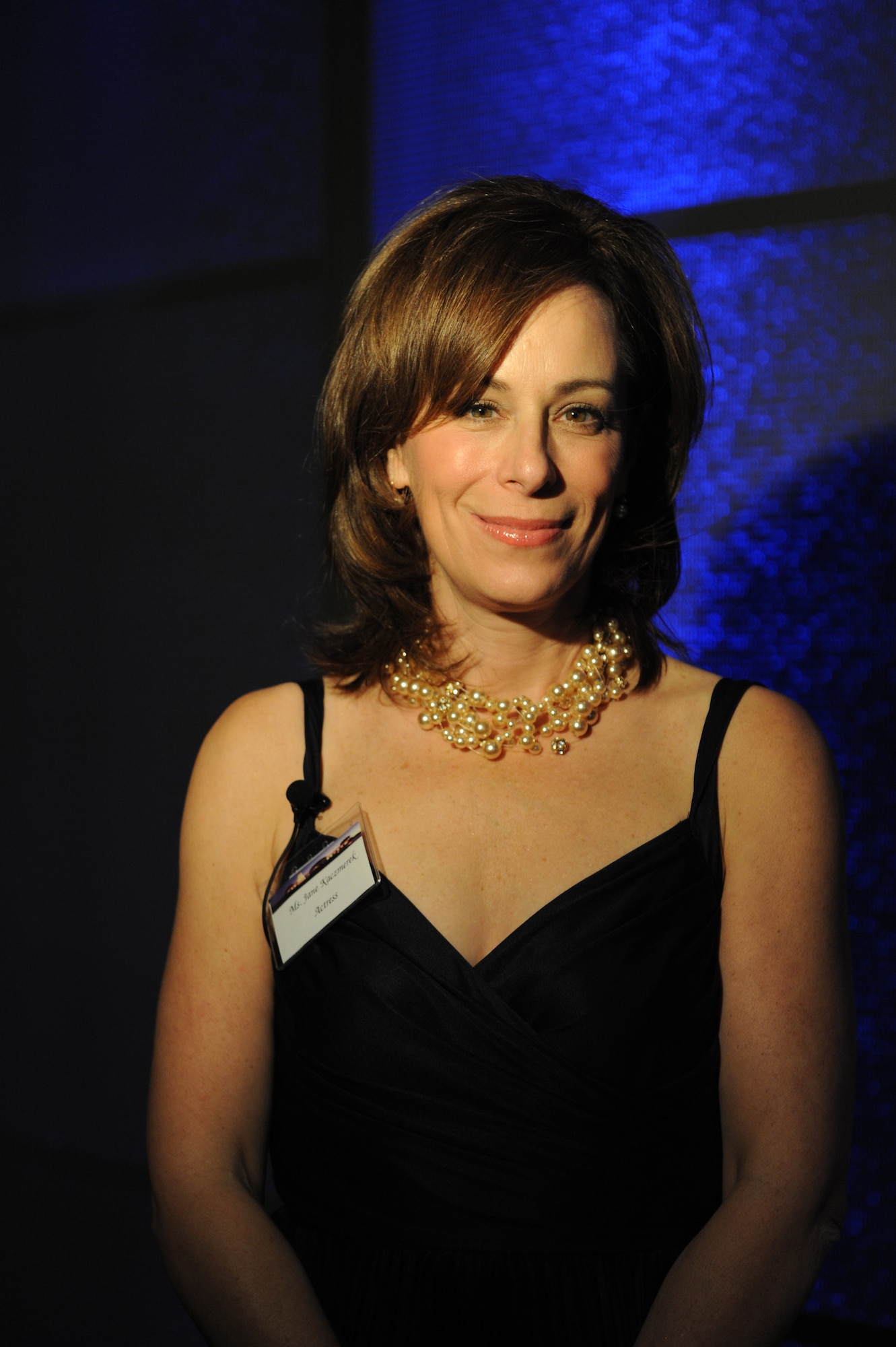 Jane Kaczmarek, a Friends of the Observatory member, attends an event at the Griffith Observatory to honor Air Force members Nov. 17 during Air Force Week Los Angeles. Ms. Kaczmarek is a critically acclaimed actress, starring in shows such as "Malcolm in the Middle" and "Raising the Bar." (U.S. Air Force photo/Staff Sgt. Desiree N. Palacios)