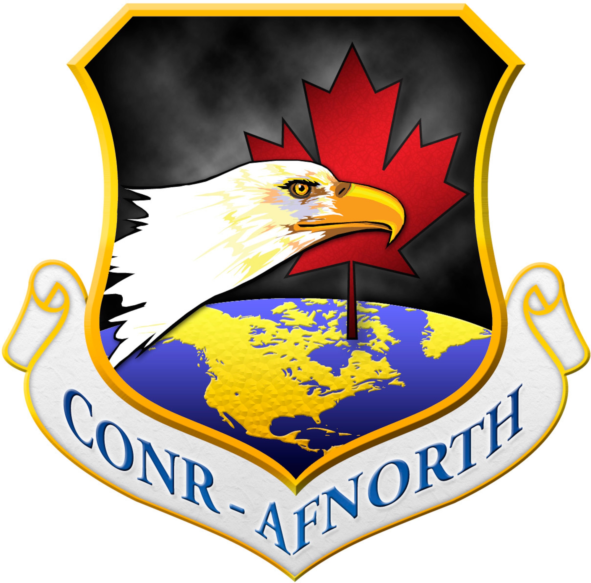 The patch of the Continental US NORAD Region and Air Forces Northern