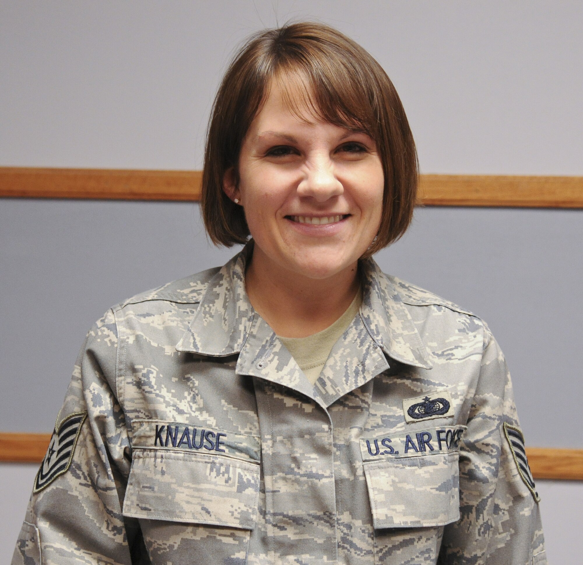 Tech. Sgt. Tammy Knause, 354th Fighter Wing Command CSA, invites Airman from her squadron over to celebrate Thanksgiving Day with a large dinner.  Sergeant Knause also puts up the Christmas tree every Thanksgiving Day. (U.S. Air Force photo/ Airman Laura Max)