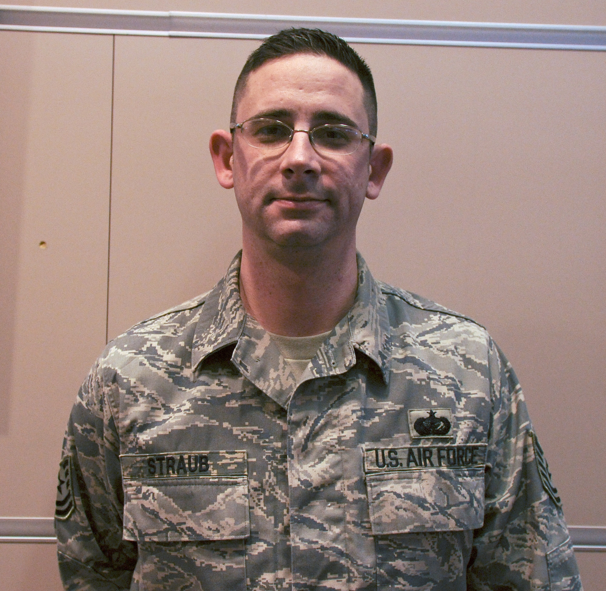 Tech. Sgt. Joe Straub, 354th Force Support Squadron, would play football with his sisters on Thanksgiving Day in Alamogordo, N.M. Sergeant Straub's favorite dessert is pumpkin pie. (U.S. Air Force photo/ Airman Laura Max)