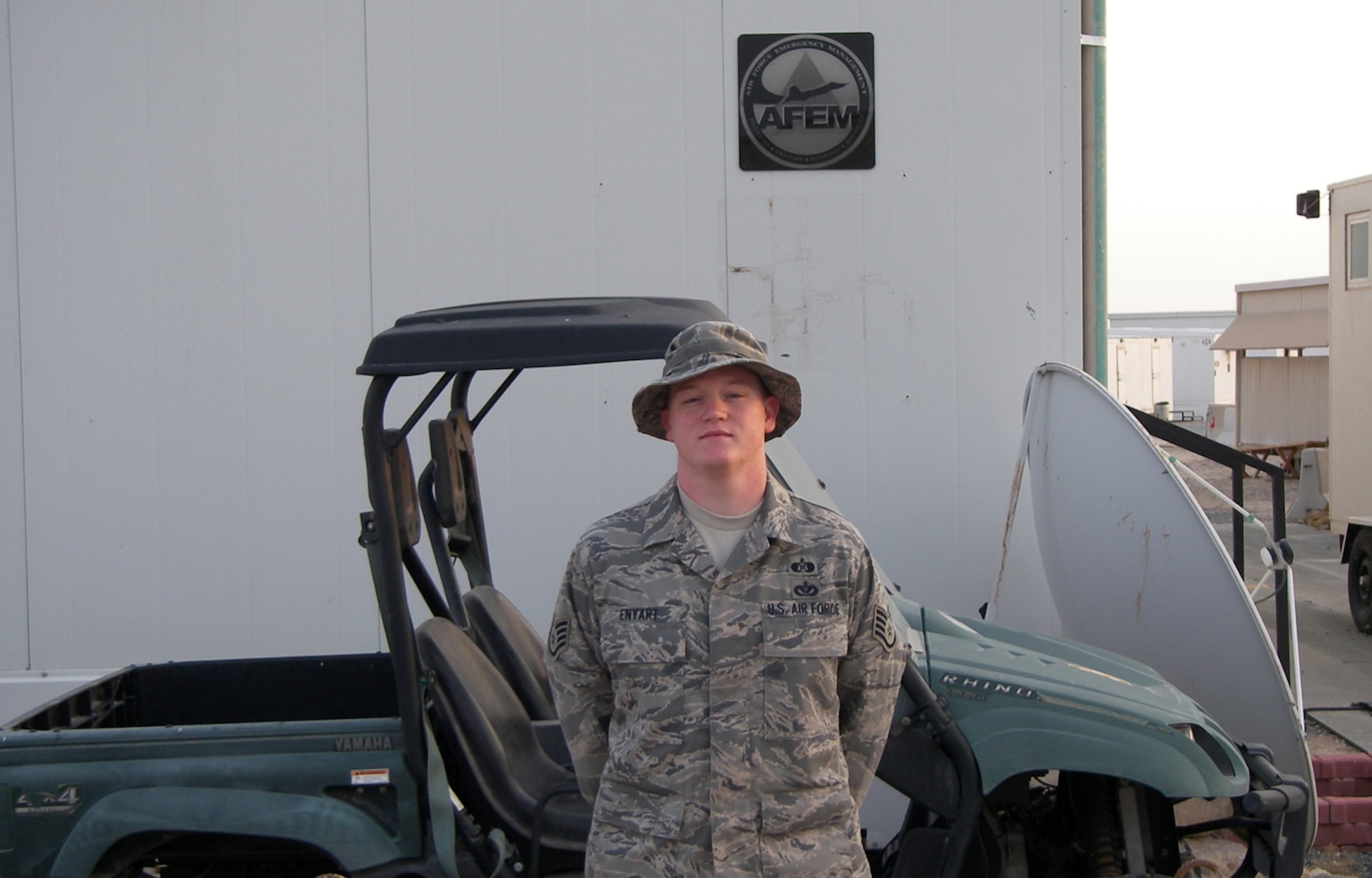 SOUTHWEST ASIA -- Staff Sgt. Thomas Enyart (U.S. Air Force courtesy photo)