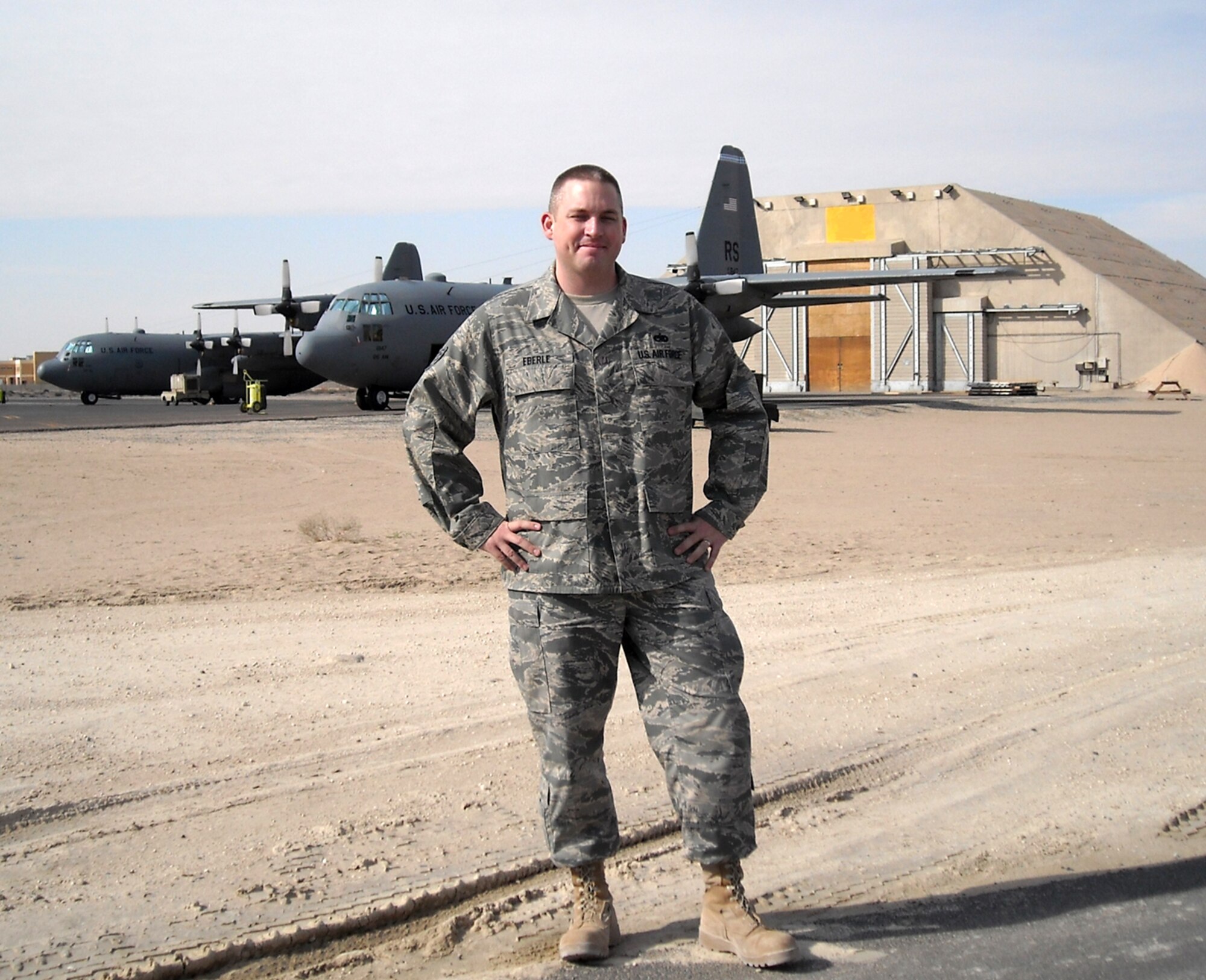 SOUTHWEST ASIA -- Staff Sgt. Nathan Eberle (U.S. Air Force courtesy photo)