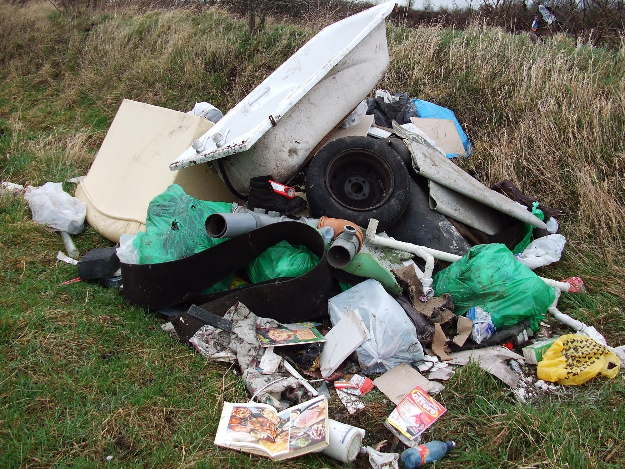 'Fly tipping' is a criminal activity that can cause serious pollution of the environment, may be a risk to human health and can harm wildlife and farm animals. It spoils our local neighborhood and quality of life, costing landowners and the taxpayer If waste removed from your home is found to have been “fly-tipped”, you could be liable to prosecution. (Photo courtesy of Dominic Owner, Forest Heath District Council)