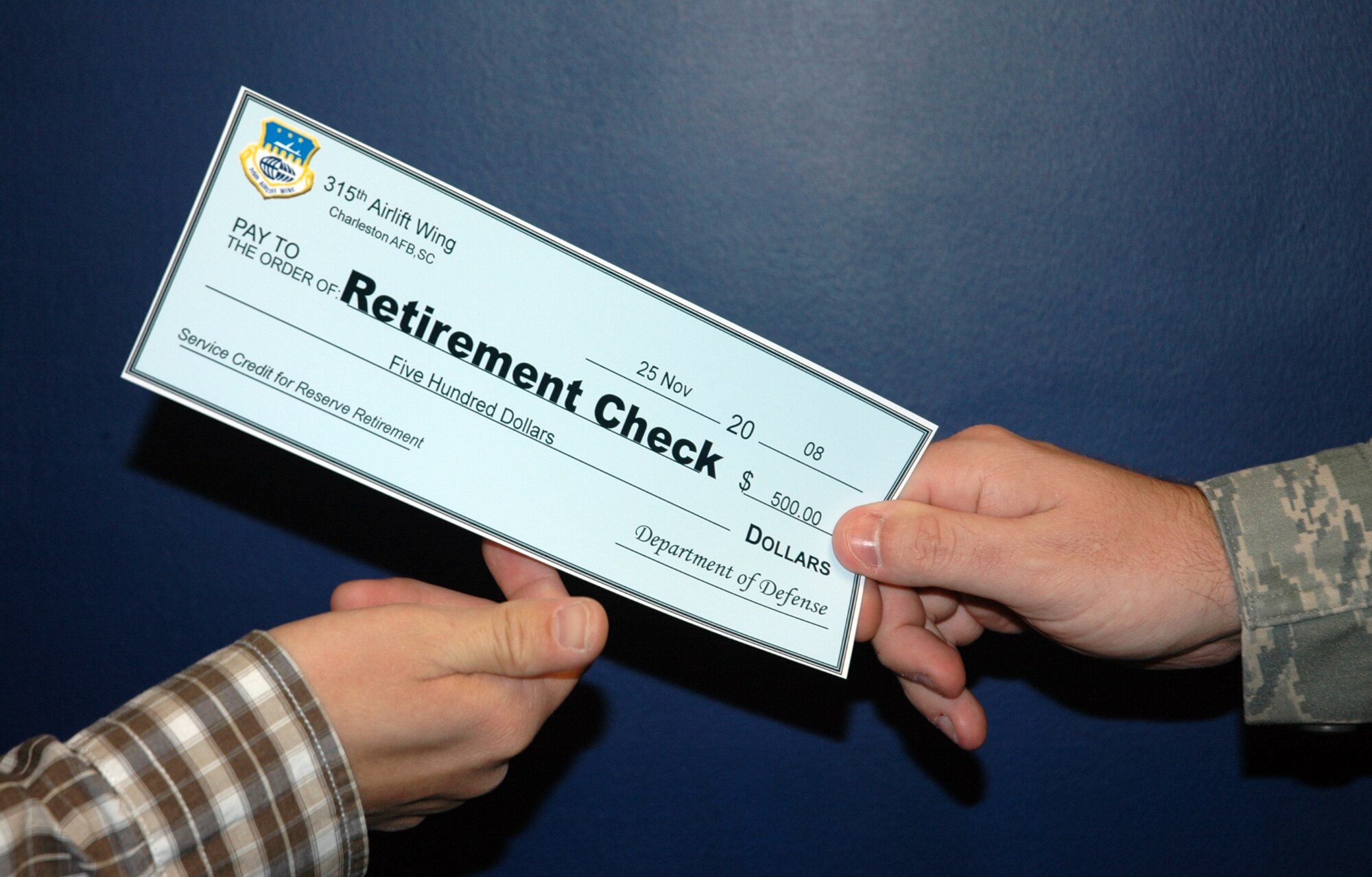 Retirement Check