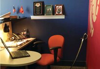 The new recruiting office design will still allow recruiters to have their own personal space to show applicants what the Marine Corps is to him. JWT, the Marine Corps’ advertising firm, has worked to create a new, uniformed interior design for the offices consistent with the image created for the Corps’ Web, print and television campaigns.