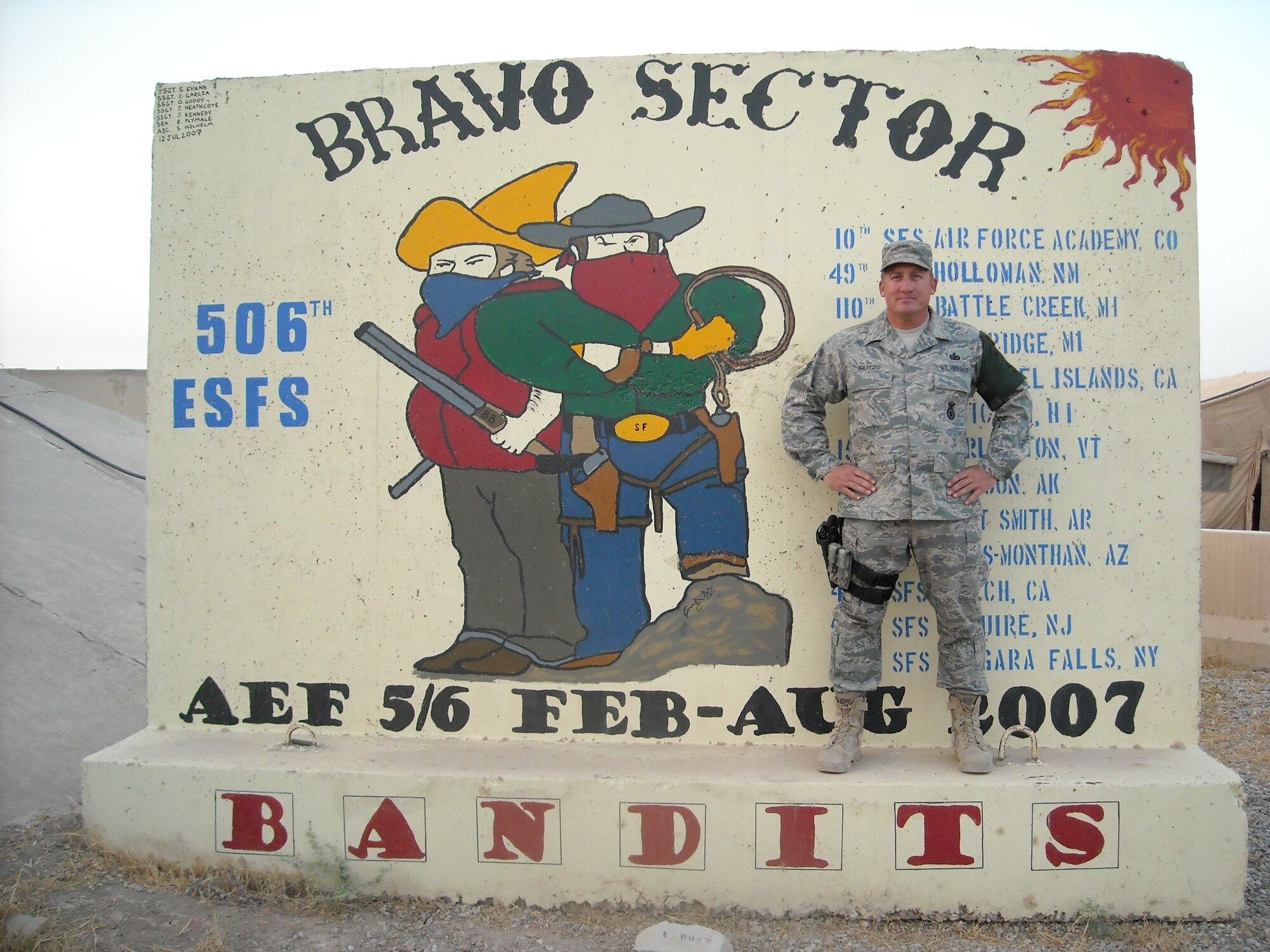 Master Sgt. Joseph Bilitzo, 944th Security Forces Squadron squad leader, is the 944th Fighter Wing's Spotlight for the week of Sept. 29, 2008. (Courtesy photo)