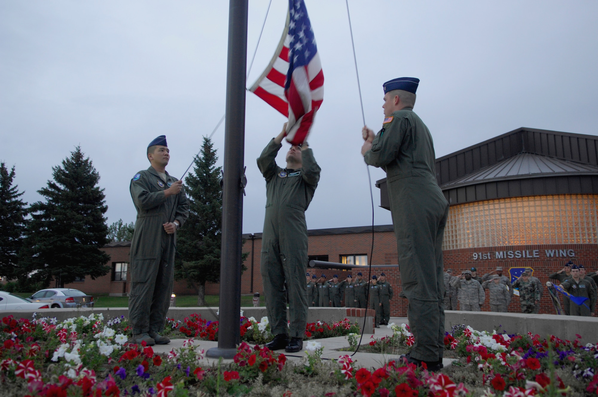 741st MS conducts reveille ceremony gt Minot Air Force Base gt Article