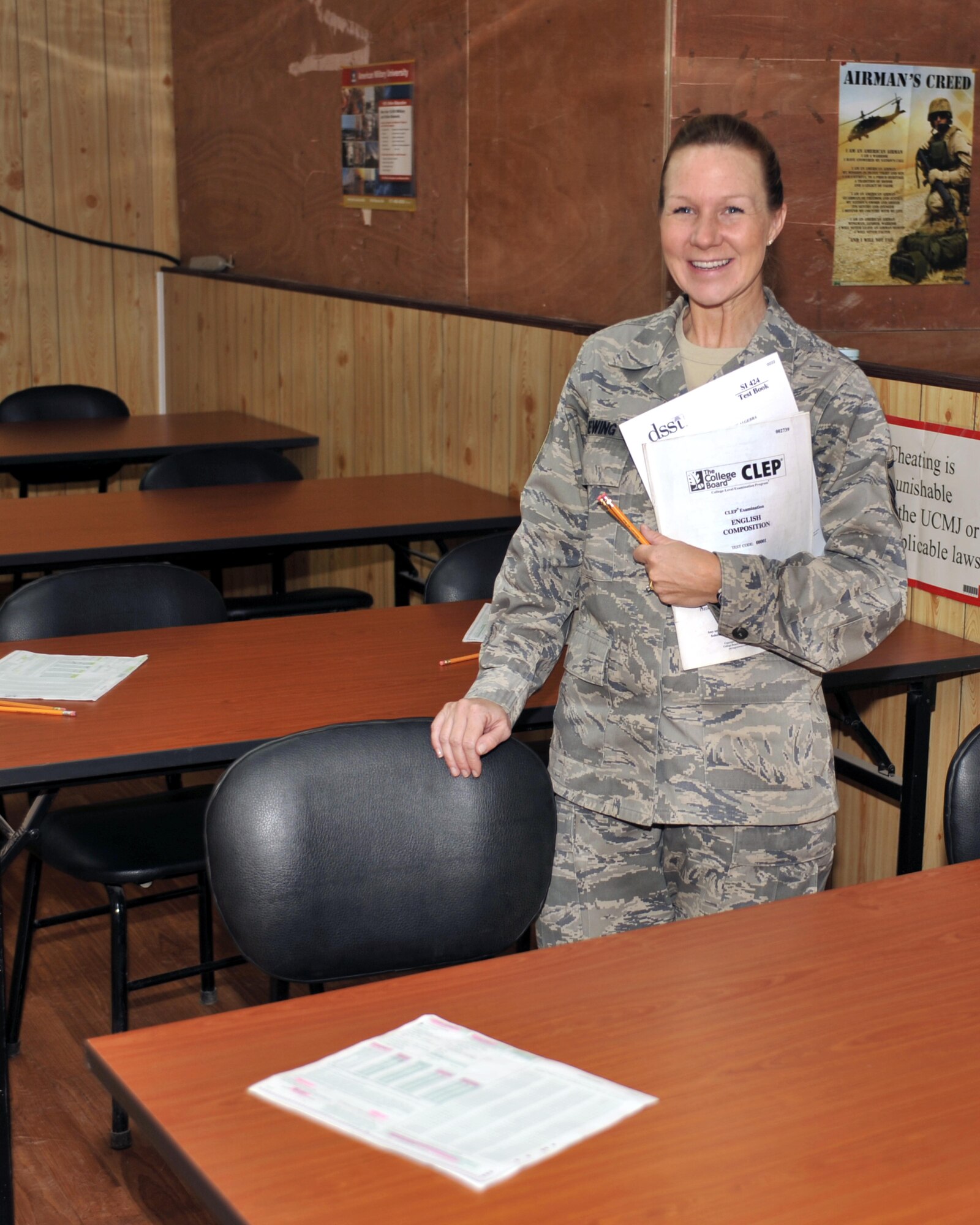 10/02/2008 ? SATHER AIR BASE, Iraq -  Master Sgt. Jennifer Ewing, 447th Air Expeditionary Group test control officer. (U.S. Air Force photo by Master Sgt. Brian Davidson) 