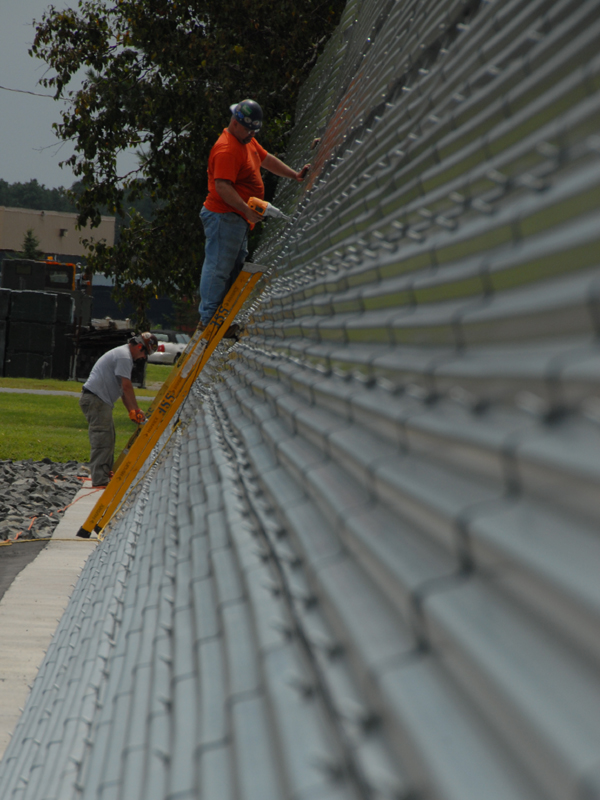Civil Engineering Builds Jet Blast Deflector > 104th Fighter Wing