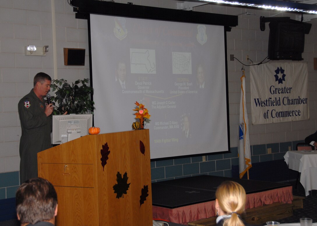 Barnes Air National Guard Base is currently the 3rd largest employer in Westfield, and its payroll annually exceeds that of 95% of the business within a 30 mile radius, it is a strong contributor to the Western Massachusetts tax base, and a long-time member of the Westfield Chamber of Commerce. 
