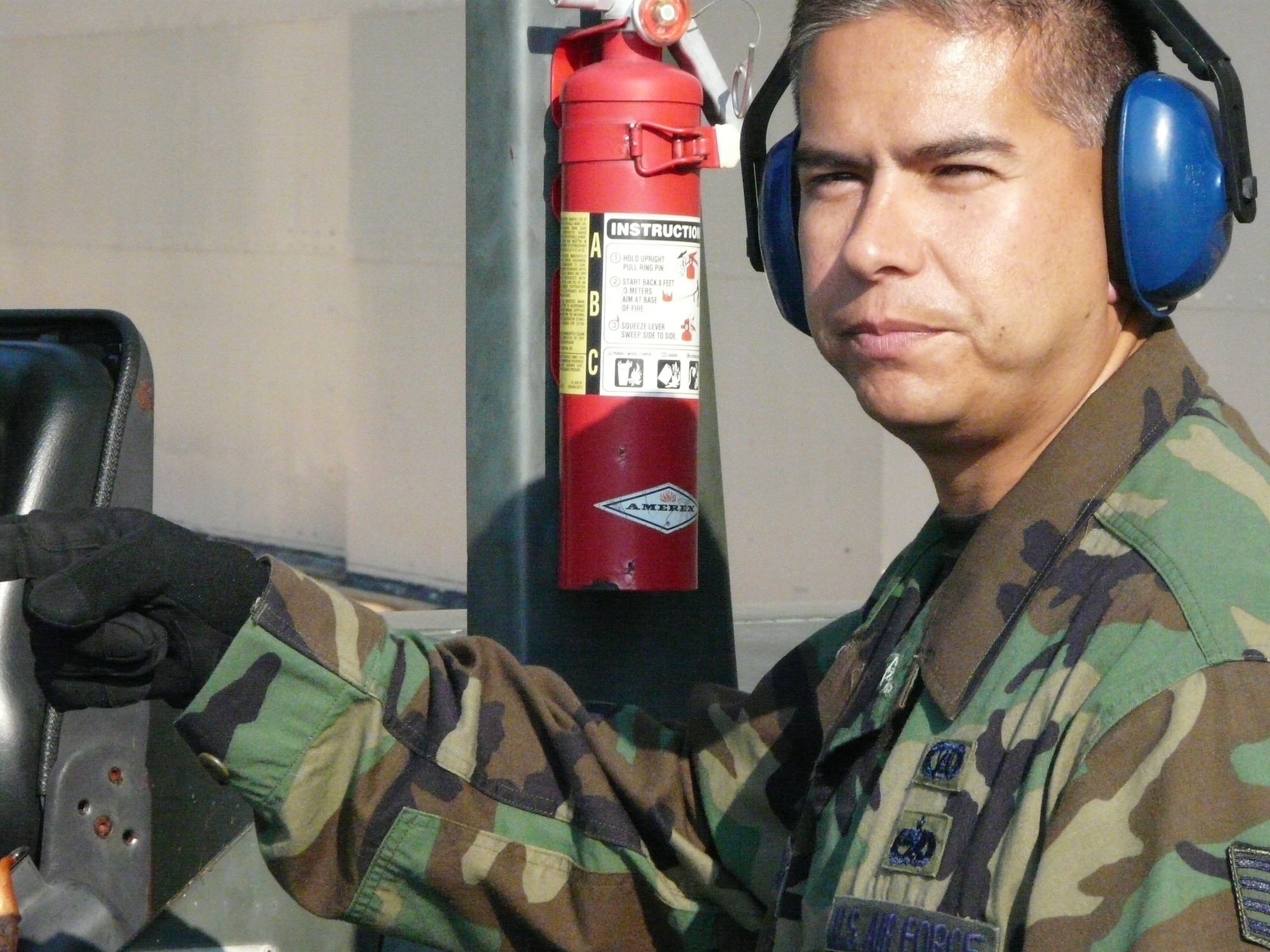 LIFESAVER: Staff Sgt. Robert Banuelos, 56 APS, saved the life of a 62-year-old, Sept. 17. (U.S. Air Force photo by Dobbins ARB Public Affairs)
