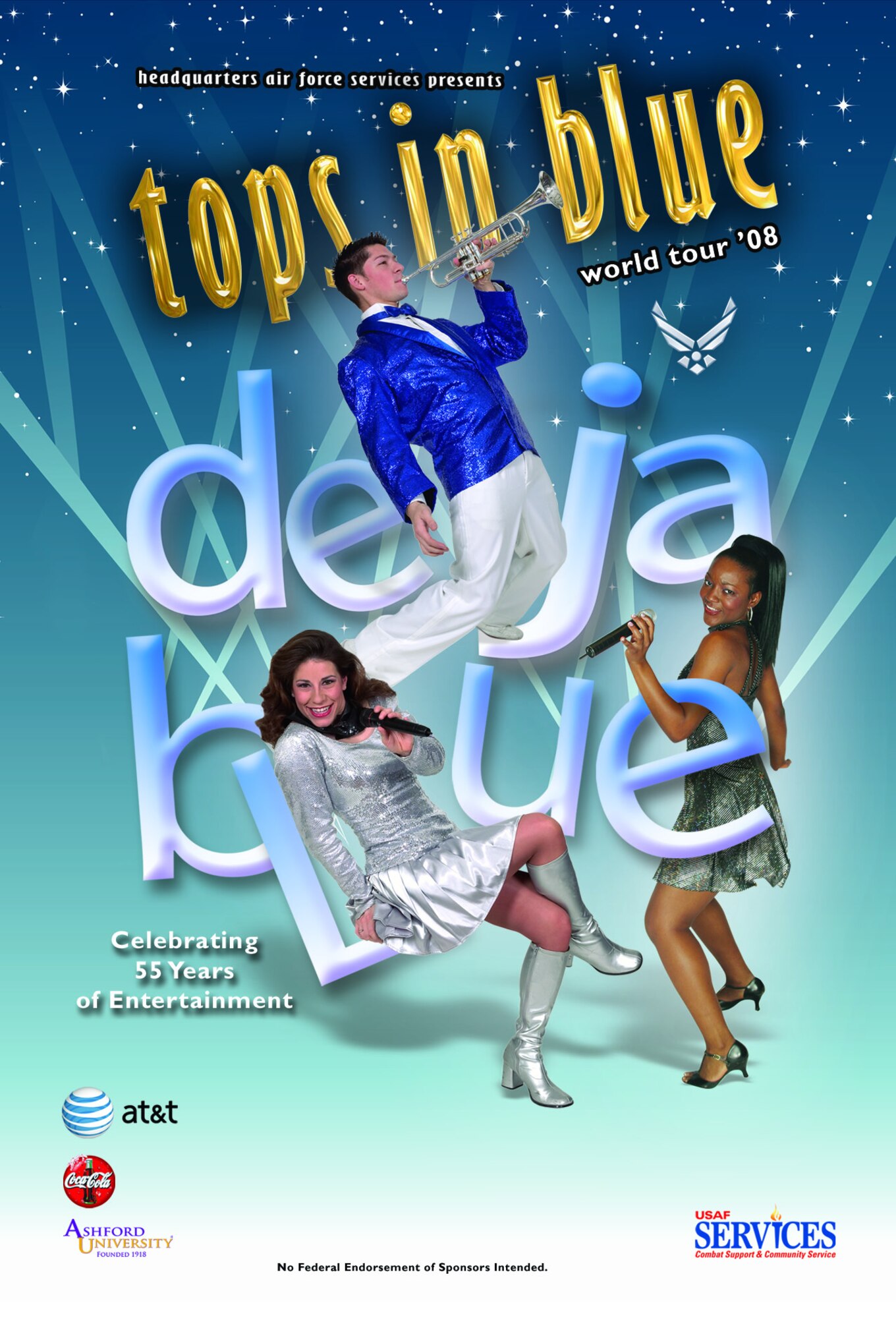 MOODY AIR FORCE BASE, Ga.—Tops In Blue, the premiere entertainment showcase of the U. S. Air Force will perform for Moody Air Force Base at 4 p.m. Oct. 19 at Wild Adventures Theme Park.  (U.S. Air Force courtesy graphic)