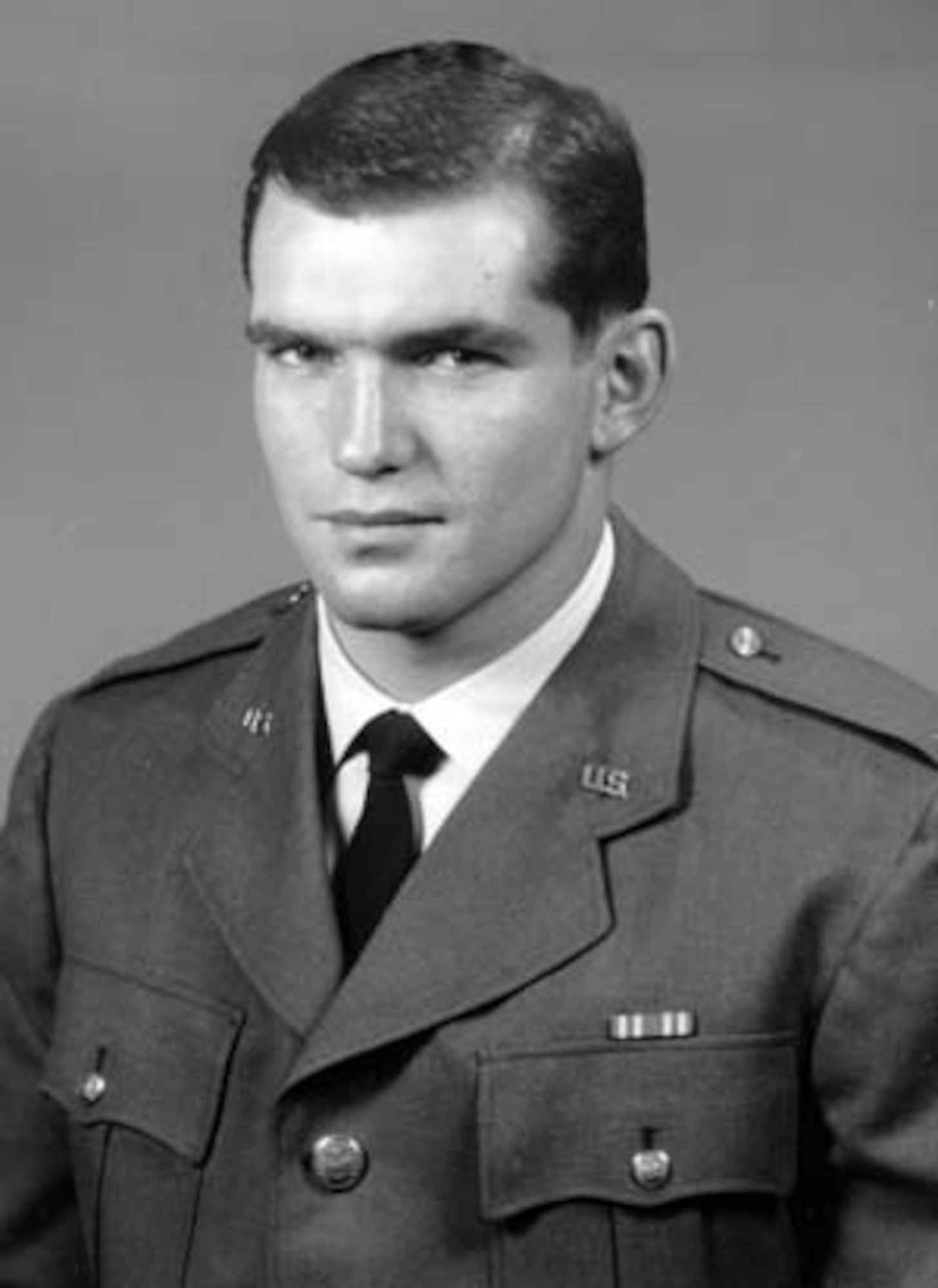 Capt. Lance Sijan’s F-4C crashed in a ball of fire after a malfunction caused its  ordnance to detonate prematurely. With no survival kit, no food, little water, a  fractured skull, a mangled hand and fractured leg, he evaded capture for 46 days by crawling down a rocky limestone karst on his back, ” guest speaker Michael Goldware told Capt. Sijan’s story at the ceremony. 