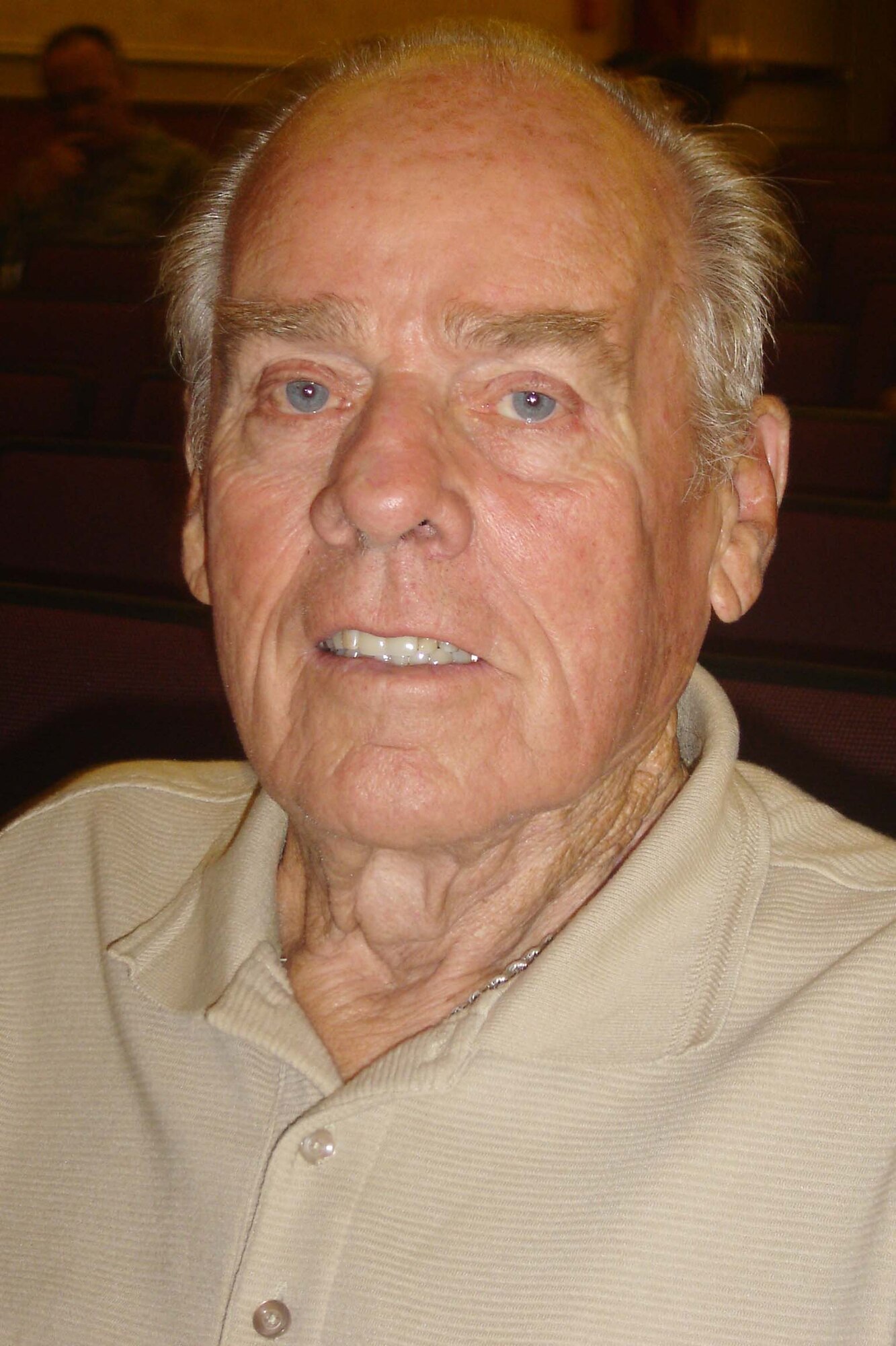 Edgar MacDonald was one of three former POWs from WWII who attended March ARB’s  ceremony. (U,S, Air Force photo by Will Alexander, 452 AMW)