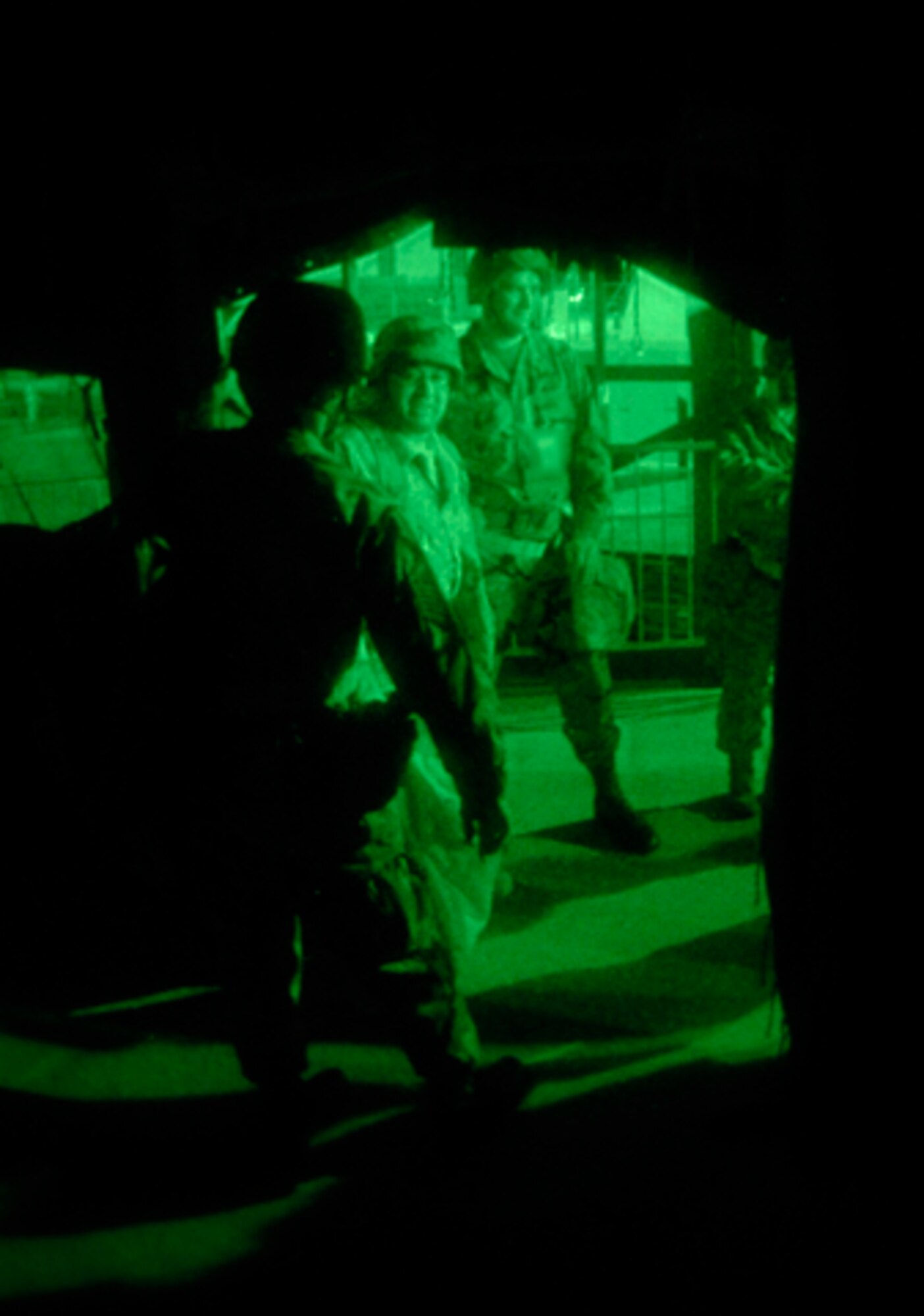 DYESS AIR FORCE BASE, Texas—Airman in a holding area wait for inspectors to ensure they are all checked and ready to go after being tasked to simulate deployment at a moment’s notice during the Operational Readiness Inspection here Oct. 3. (U.S. Air Force photo/Airman 1st Class Stephen Reyes)