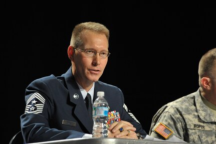 Chief Richard T. Small is the Command Chief for the Air Force Space Command.