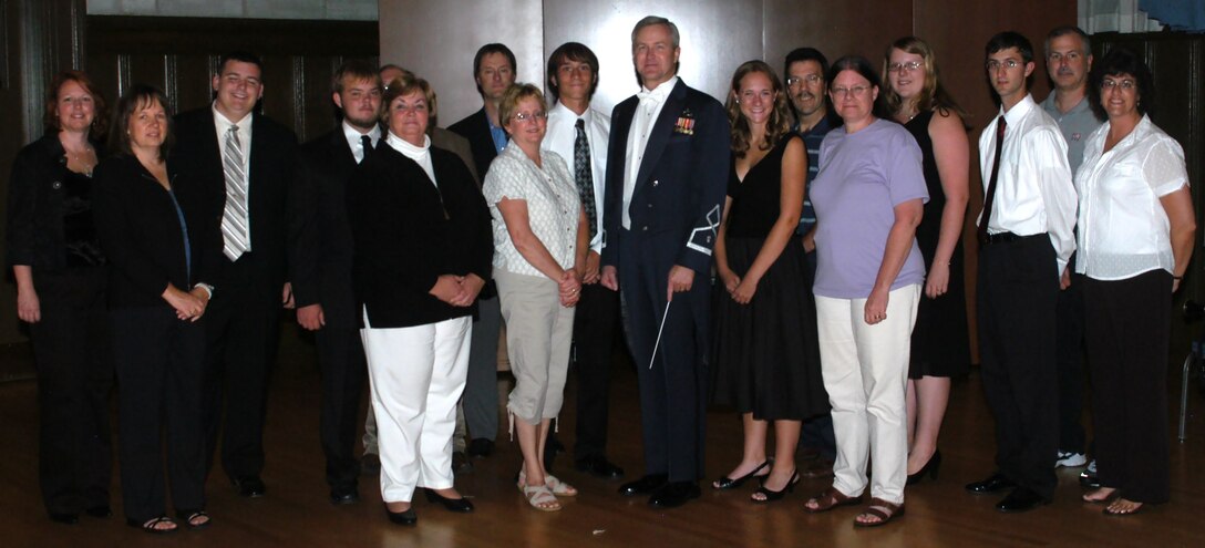 Trenton students & parents meet Col Lang