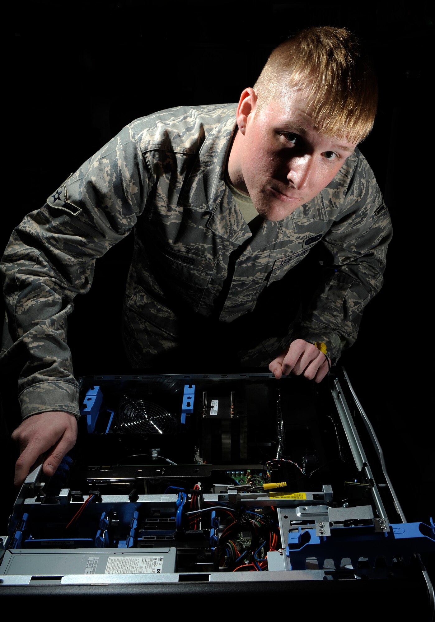 MOODY AIR FORCE BASE, Ga. -- Airman John Brasher is Warrior of the Week. (U.S. Air Force photo by Senior Airman Brittany Barker)
