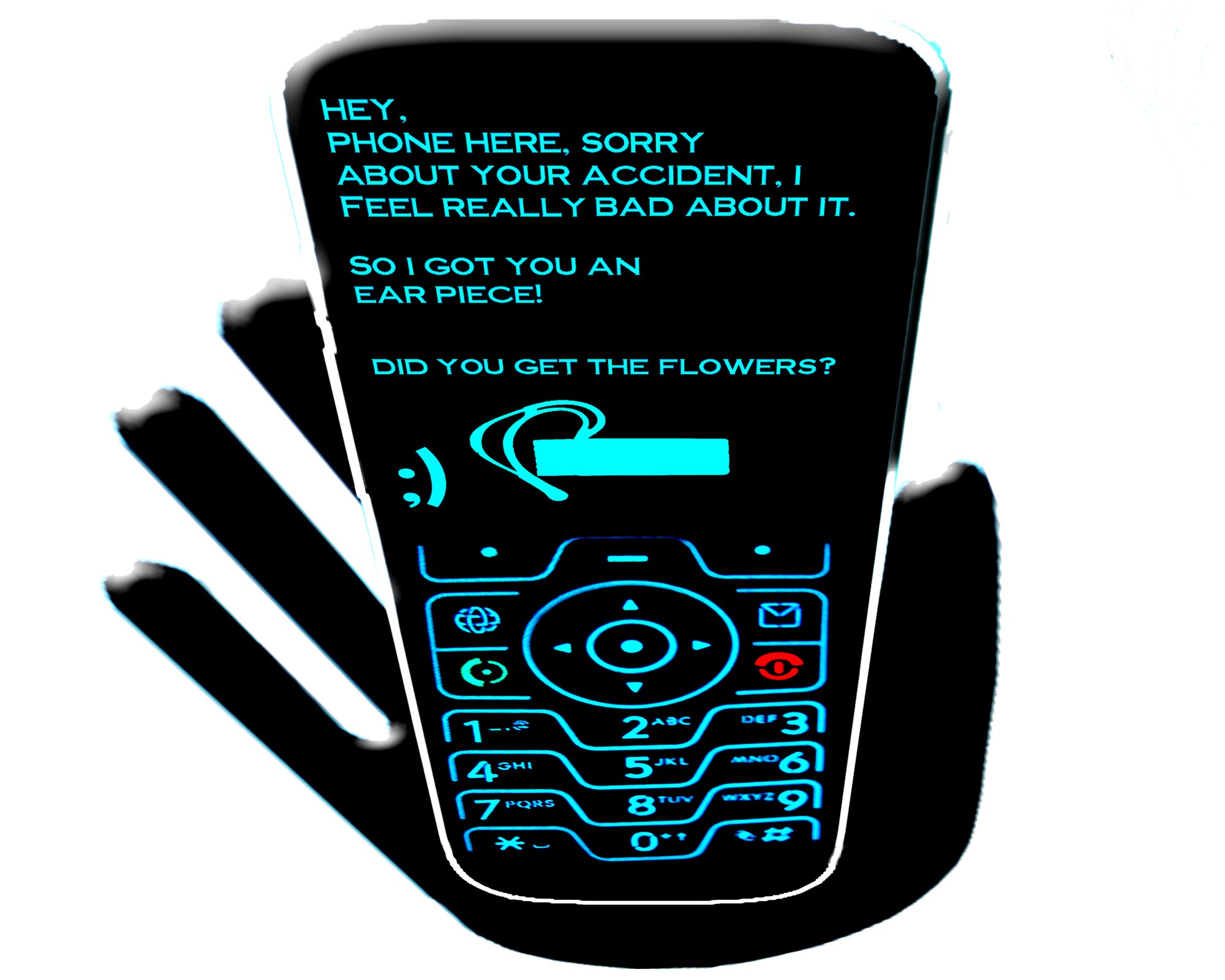 MOODY AIR FORCE BASE, Ga. – Airmen here are reminded to utilize hand-free devices while driving on and off base. Hand-free devices allow drivers to focus on the main task of driving with minimum need to take their eyes off the road. (U.S. Air Force graphic by Senior Airman Javier Cruz)