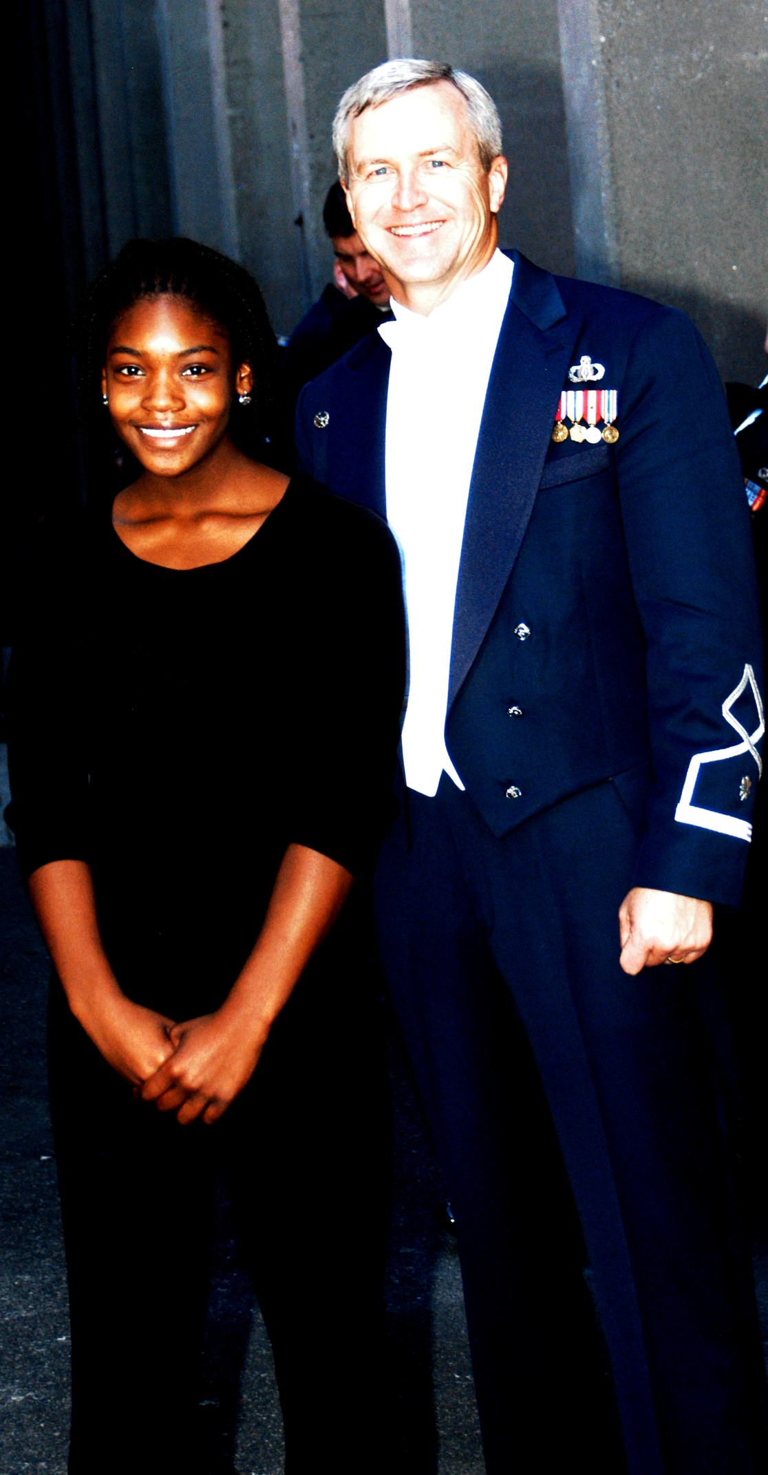 New Haven student with Col Lang