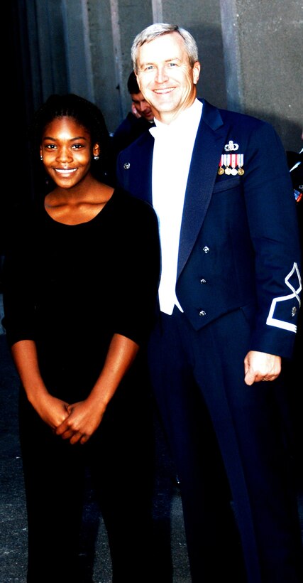New Haven student with Col Lang