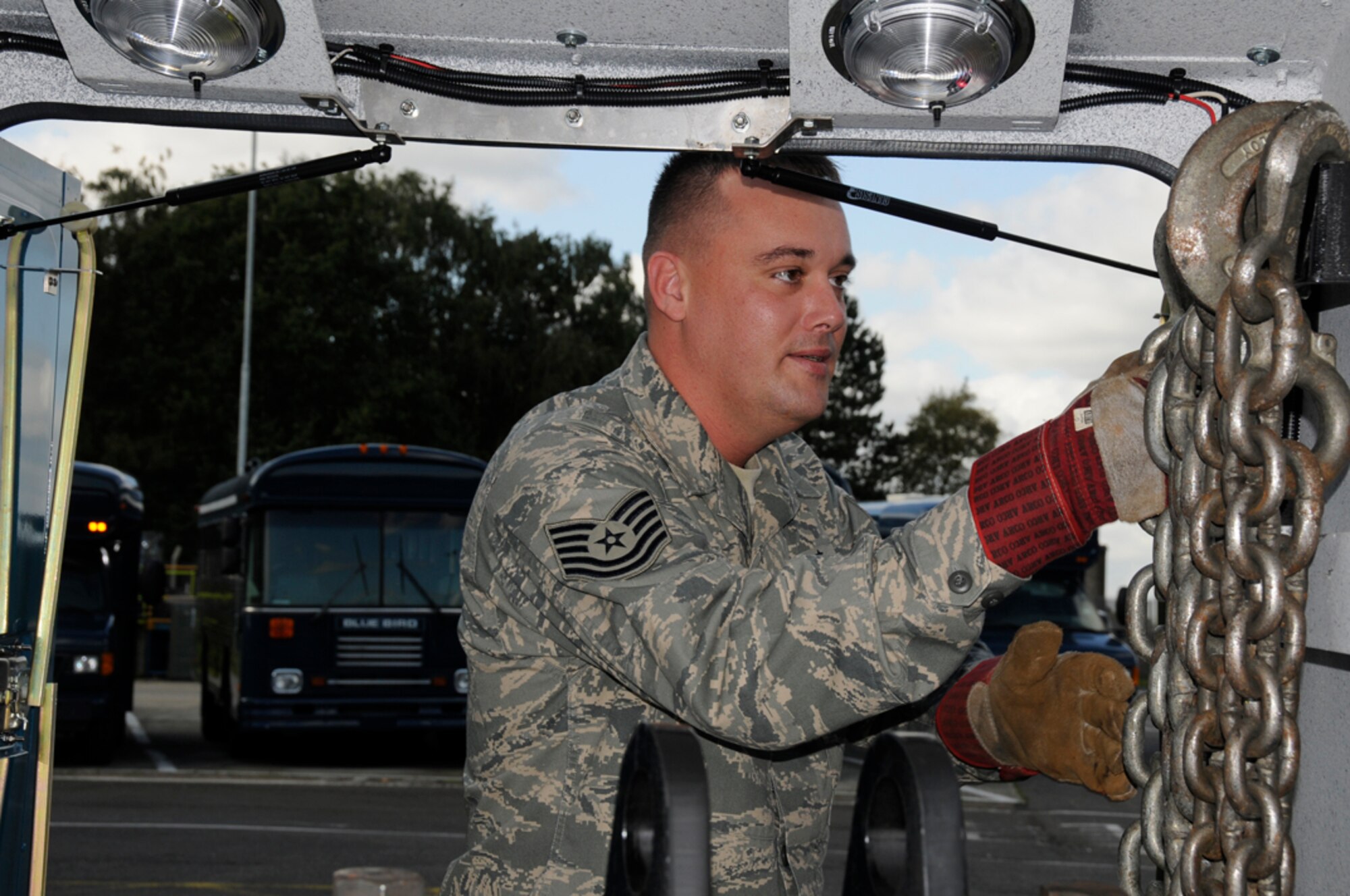 Tech. Sgt. Timothy Smith, 48th Logistics Readiness Squadron operations supervisor, was nominated for the Liberty spotlight by his chain of command because he portrays the Air Force core value of "Service Before Self." 