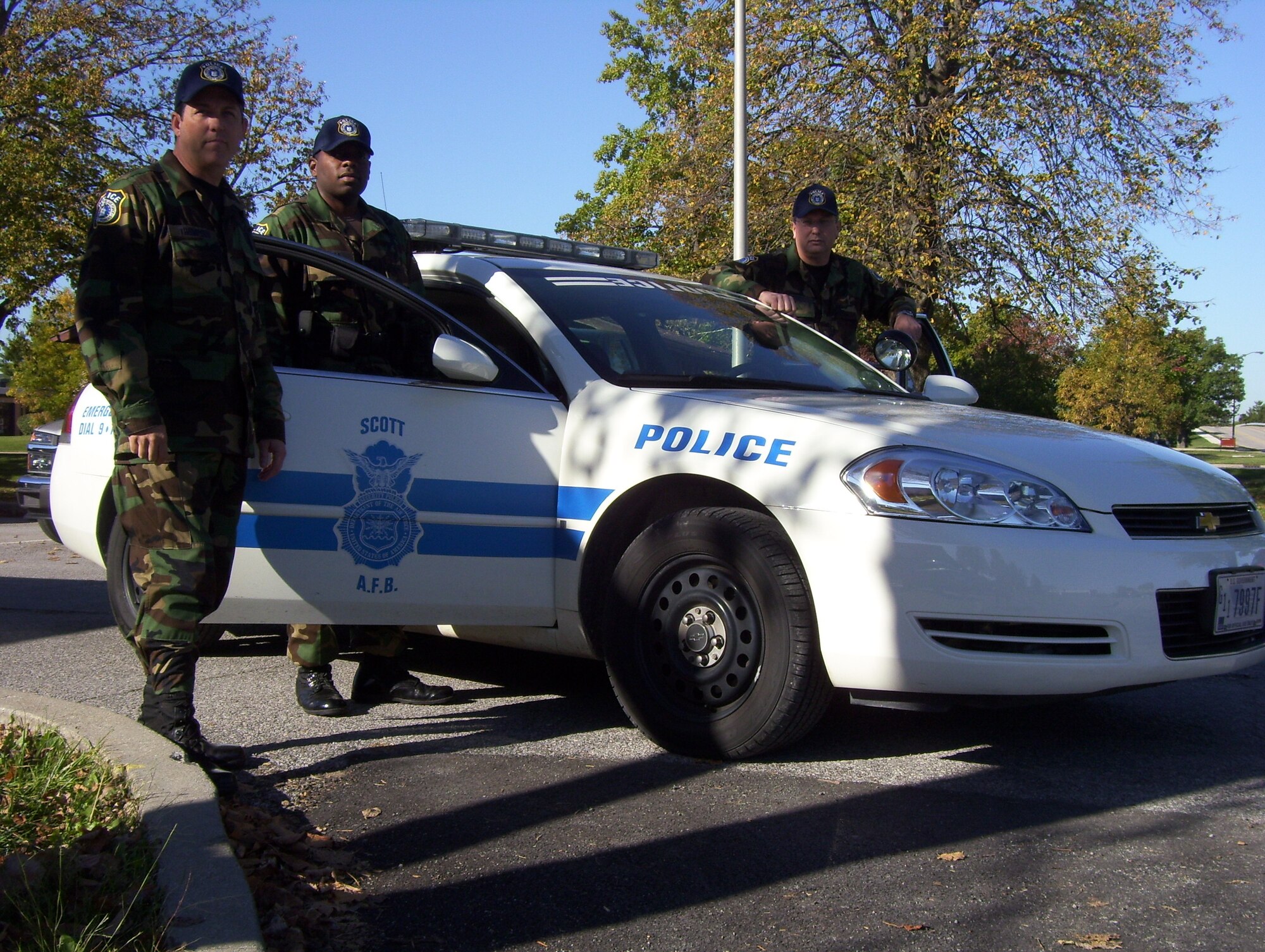 Not Just Gate Guards Civilian Officers Hit The Streets Scott Air