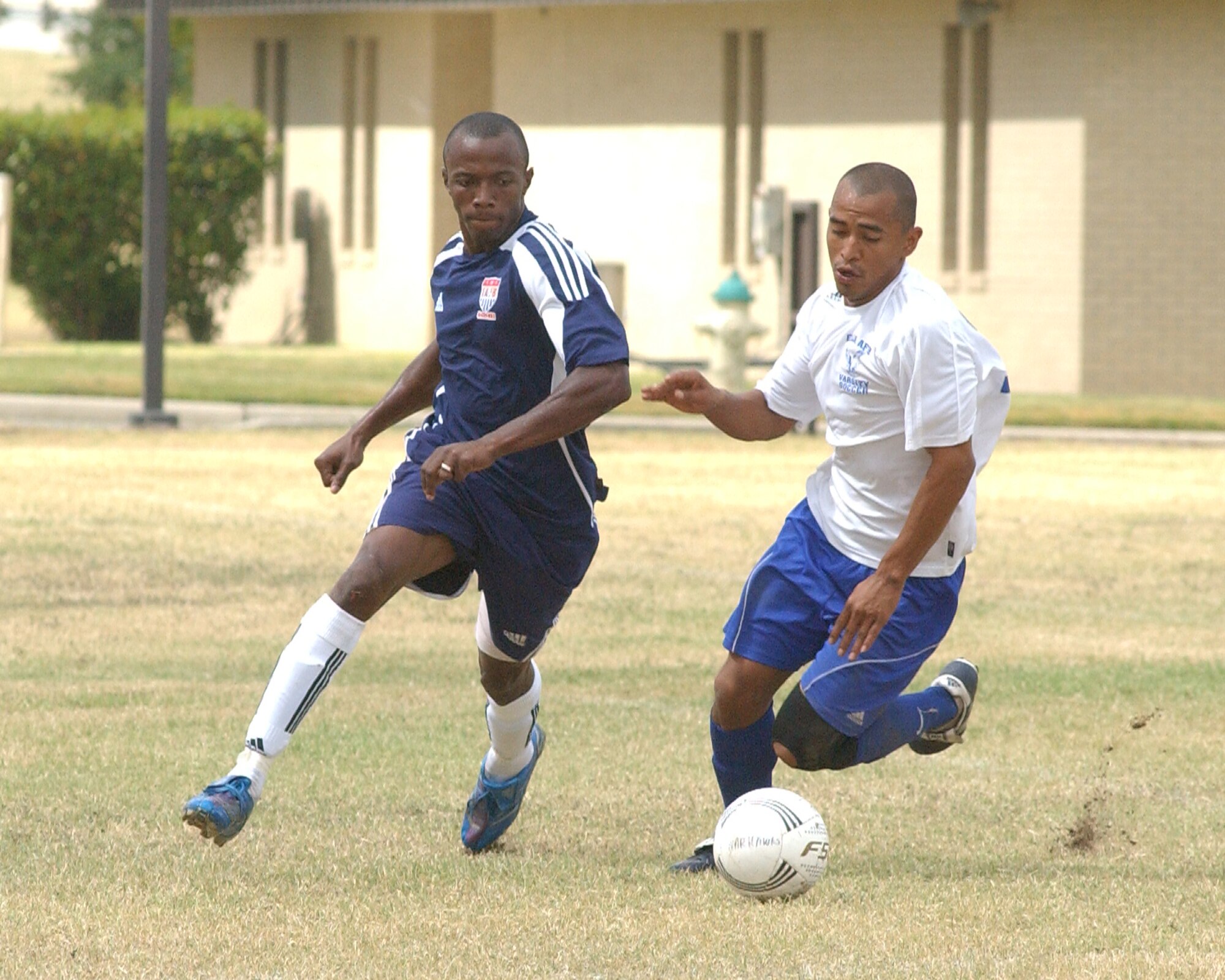 EGLIN AIR FORCE BASE, Fla. -- Eglin Eagles go undefeated again in the Eith Annual Defender's Cup Military Open Soccer Tournament hosted by Lackland AFB, Texas, Oct. 10-13. The tournament was a four-day event with 20 teams participating from across the Air Force to determine who would be the No. 1 soccer team in the AF. The Eagles contiued the undefeated record for the 2nd year in a row raising their tournament record to 14-0, with 56 total goals scored, while only allowing six against them. (Courtesy photo) 
