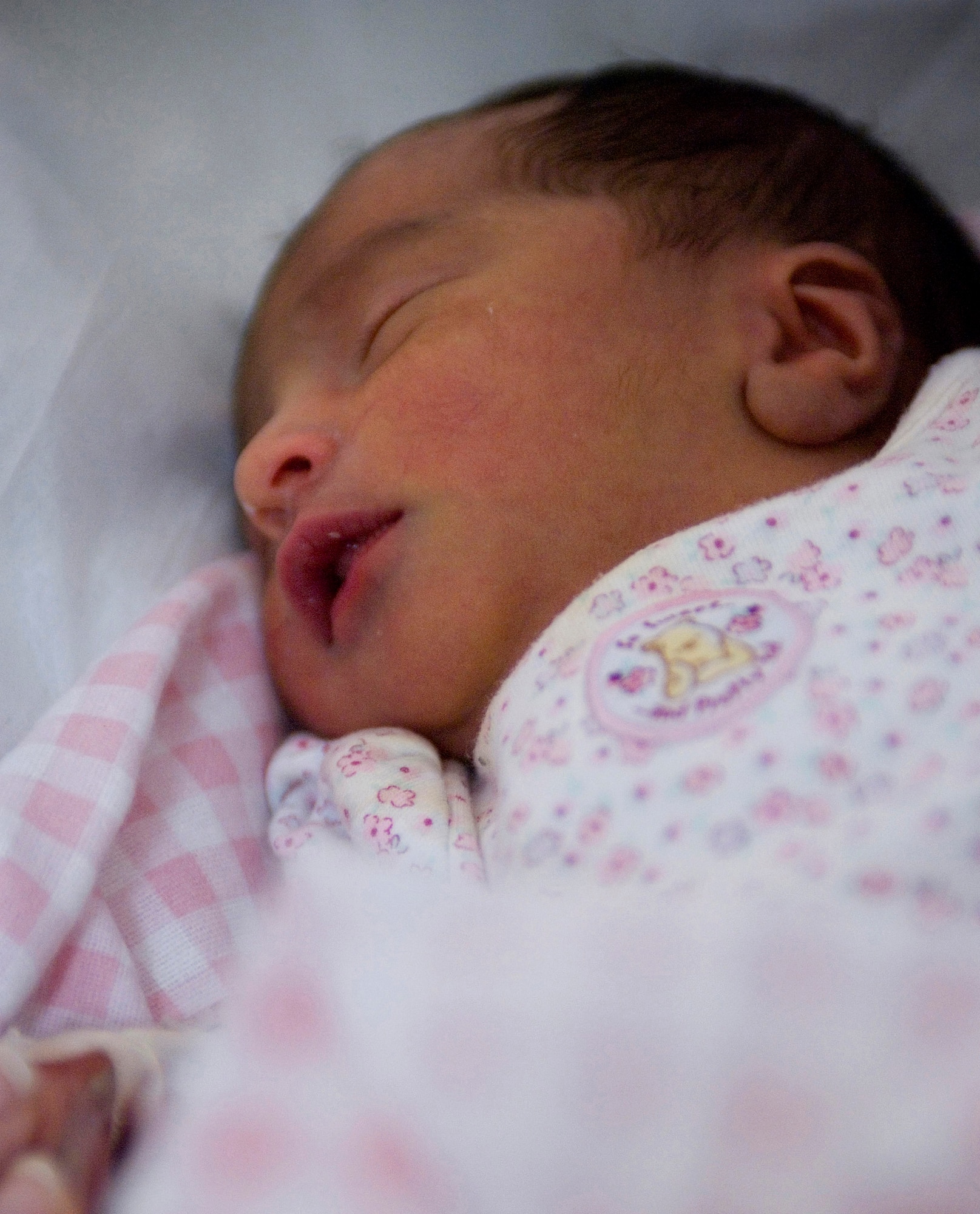 Zahra is the first Afghan baby born in the Craig Joint Theater Hospital at Bagram Airfield, Afghanistan. She was born just after 5 a.m. Oct. 4, by a cesarean section. (U.S. Air Force photo/Staff Sgt. Rachel Martinez) 
