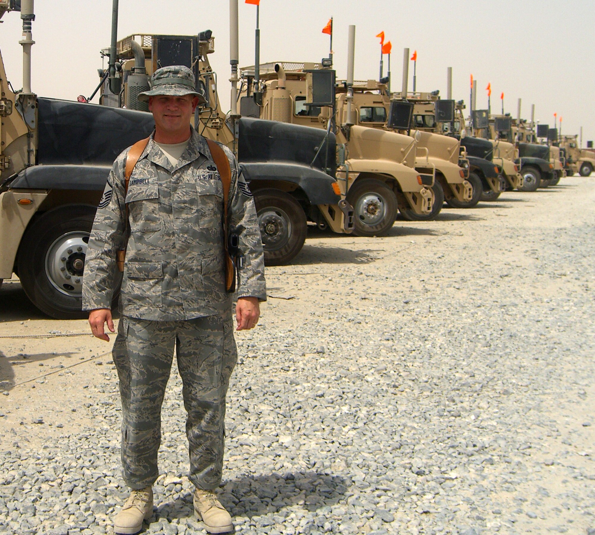 SOUTHWEST ASIA -- Master Sgt. Steve Campbell (U.S. Air Force courtesy photo)
