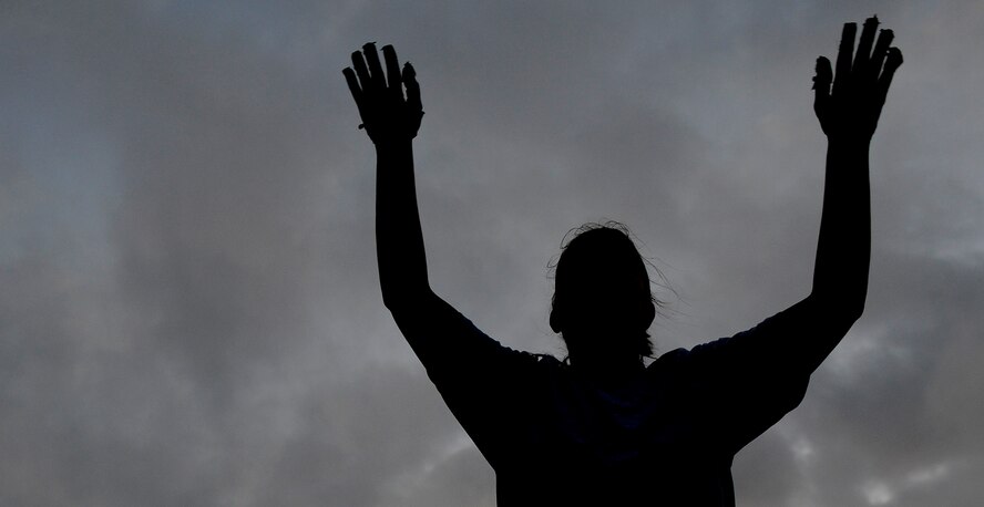 MOODY AIR FORCE BASE, Ga. -- An 820th Security Forces Group Airman participates in a CrossFit exercise during the Airman 1st Class Leebernard Chavis Memorial Workout Oct. 14 here. Airman Chavis was assigned to the 824th Security Forces Squadron when he was killed in combat two years ago during a deployment to Iraq. (U.S. Air Force photo by Senior Airman Brittany Barker)