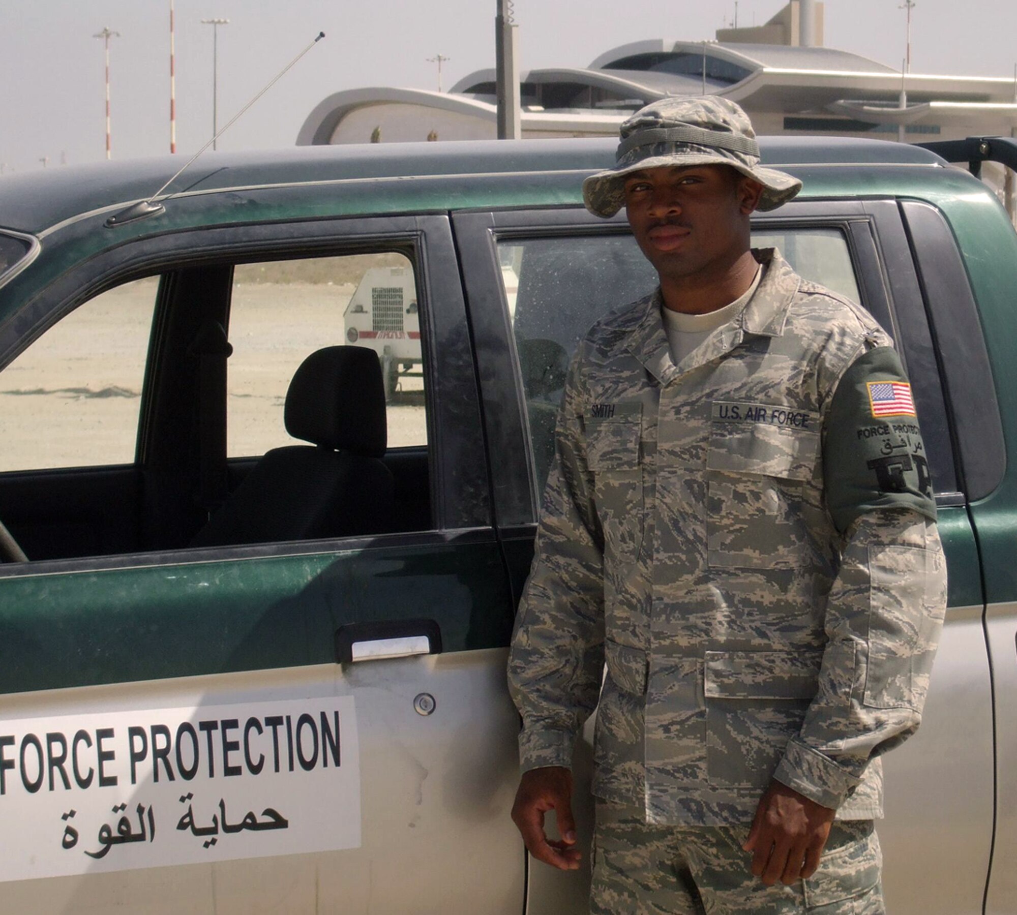 SOUTHWEST ASIA -- Airman 1st Class Dajuan Smith (U.S. Air Force courtesy photo)