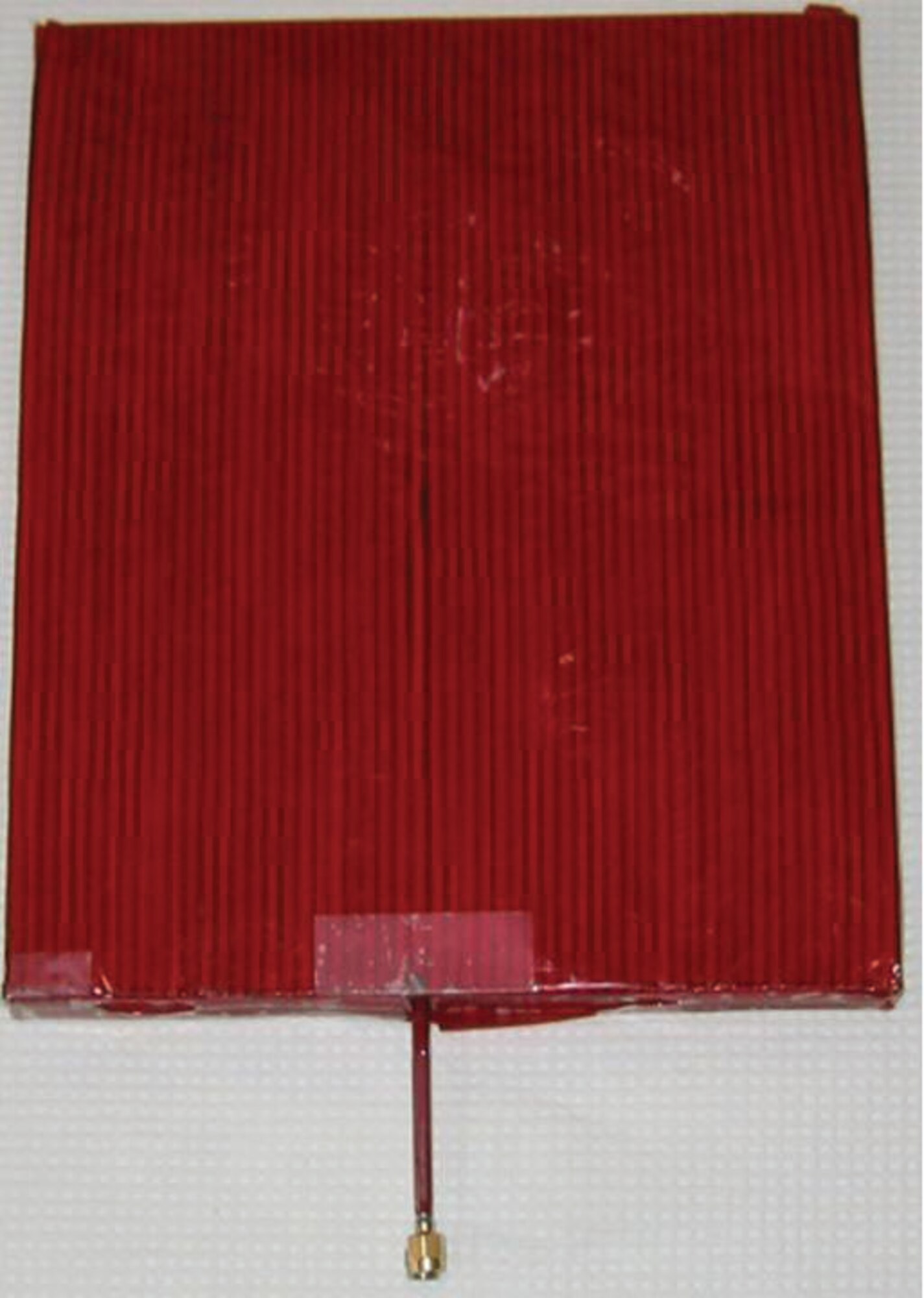 Dipole antenna inserted into AFRL’s near-zero [refractive] index material. (U.S. Air Force photo)